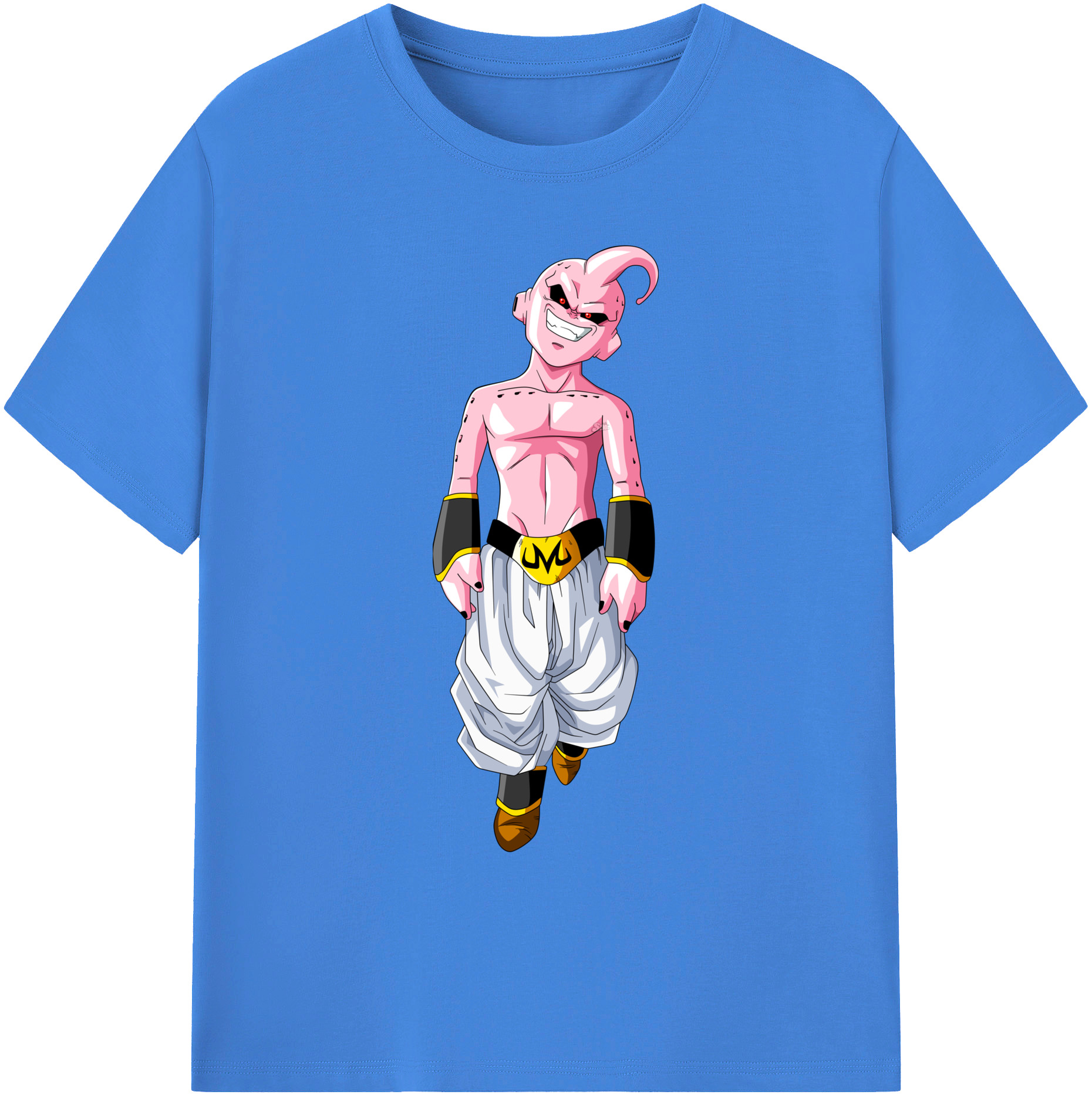 （画像用） ドラゴンボール 魔人ブウ DRAGON BALL Majin Buu 綿100％ メンズ半袖Tシャツ｜肌触りやわらか＆通気性