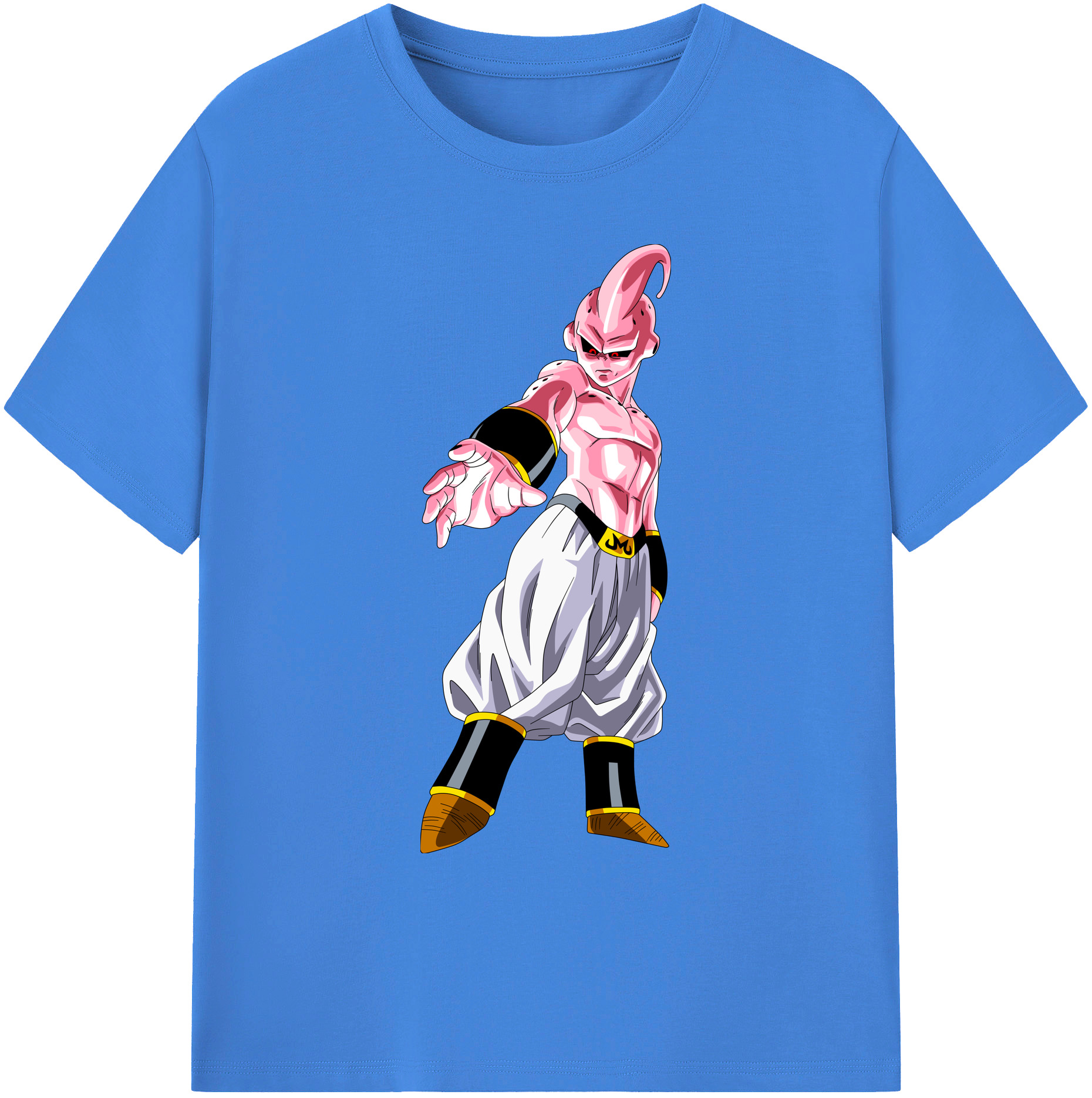 （画像用） ドラゴンボール 魔人ブウ DRAGON BALL Majin Buu 綿100％ メンズ半袖Tシャツ｜肌触りやわらか＆通気性