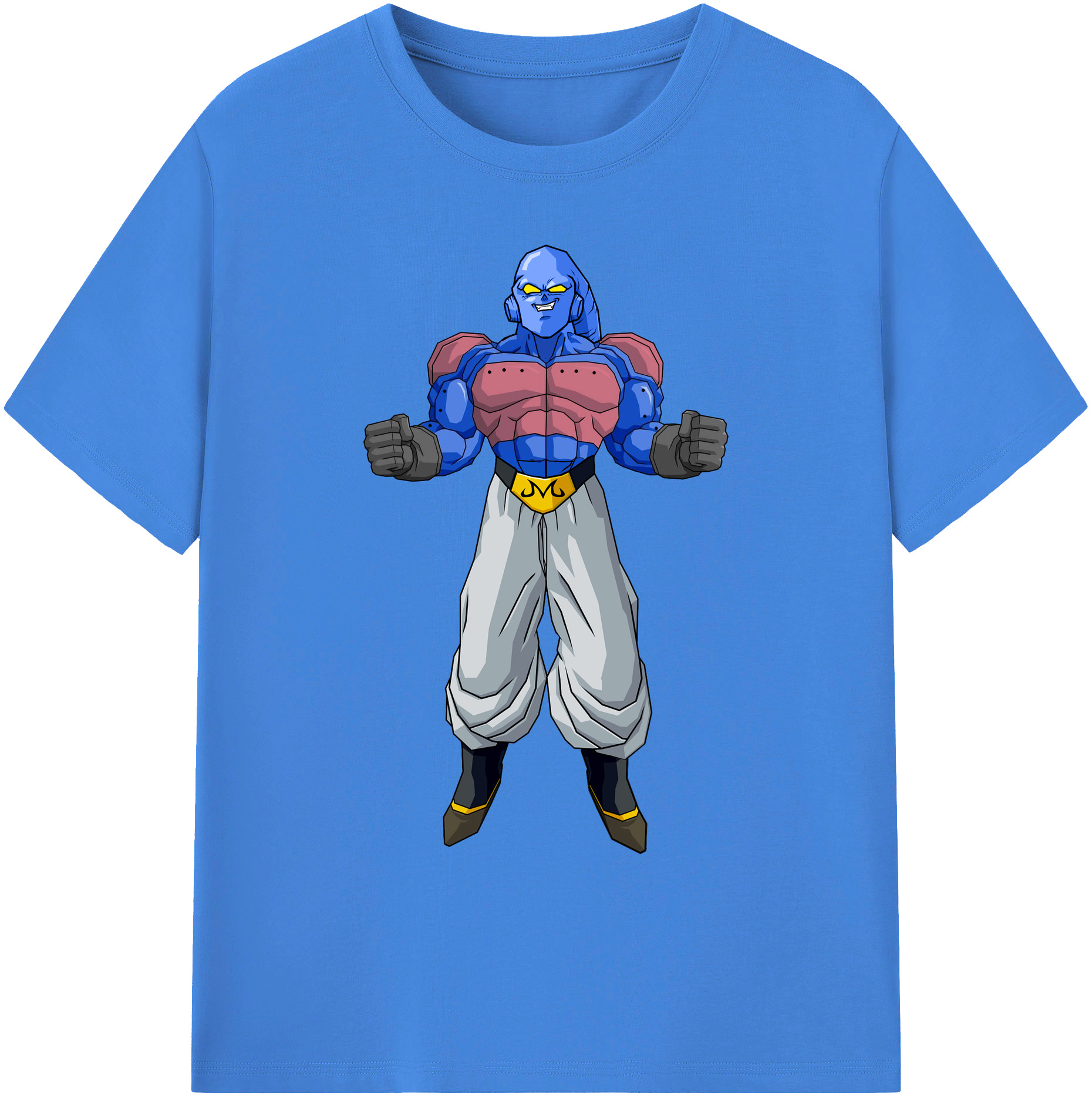 （画像用） ドラゴンボール 魔人ブウ DRAGON BALL Majin Buu 綿100％ メンズ半袖Tシャツ｜肌触りやわらか＆通気性