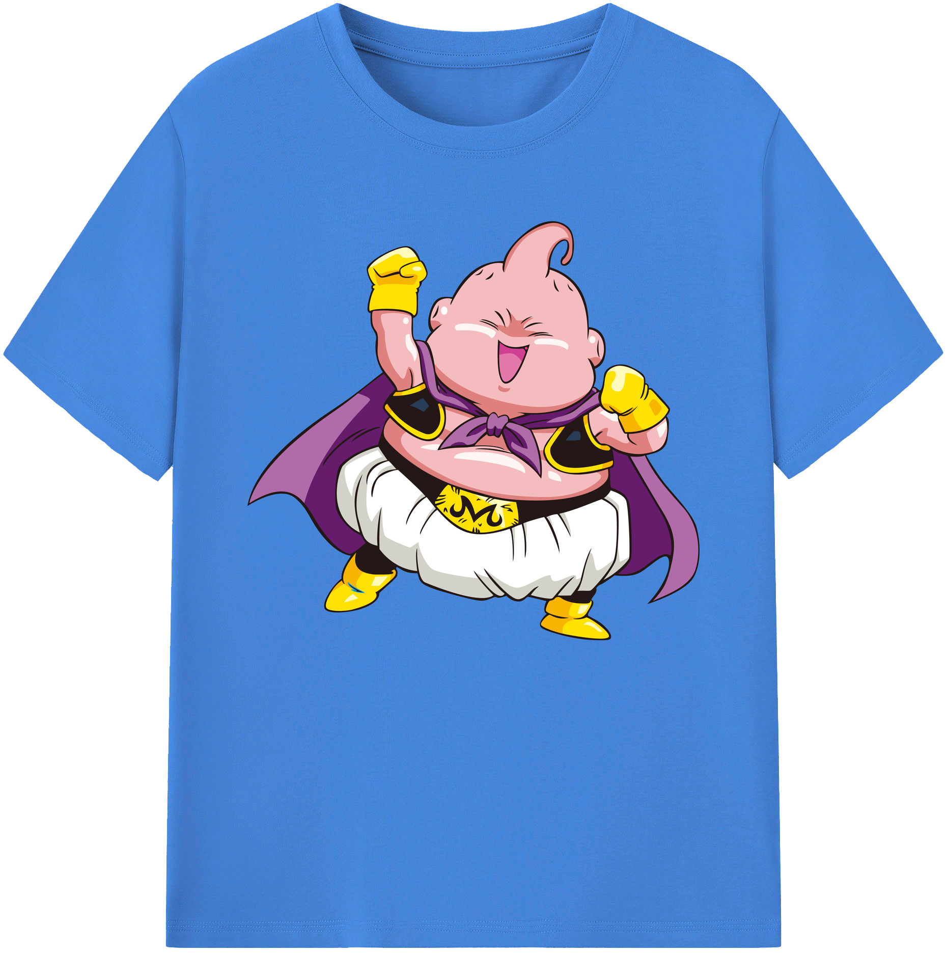 （画像用） ドラゴンボール 魔人ブウ DRAGON BALL Majin Buu 綿100％ メンズ半袖Tシャツ｜肌触りやわらか＆通気性