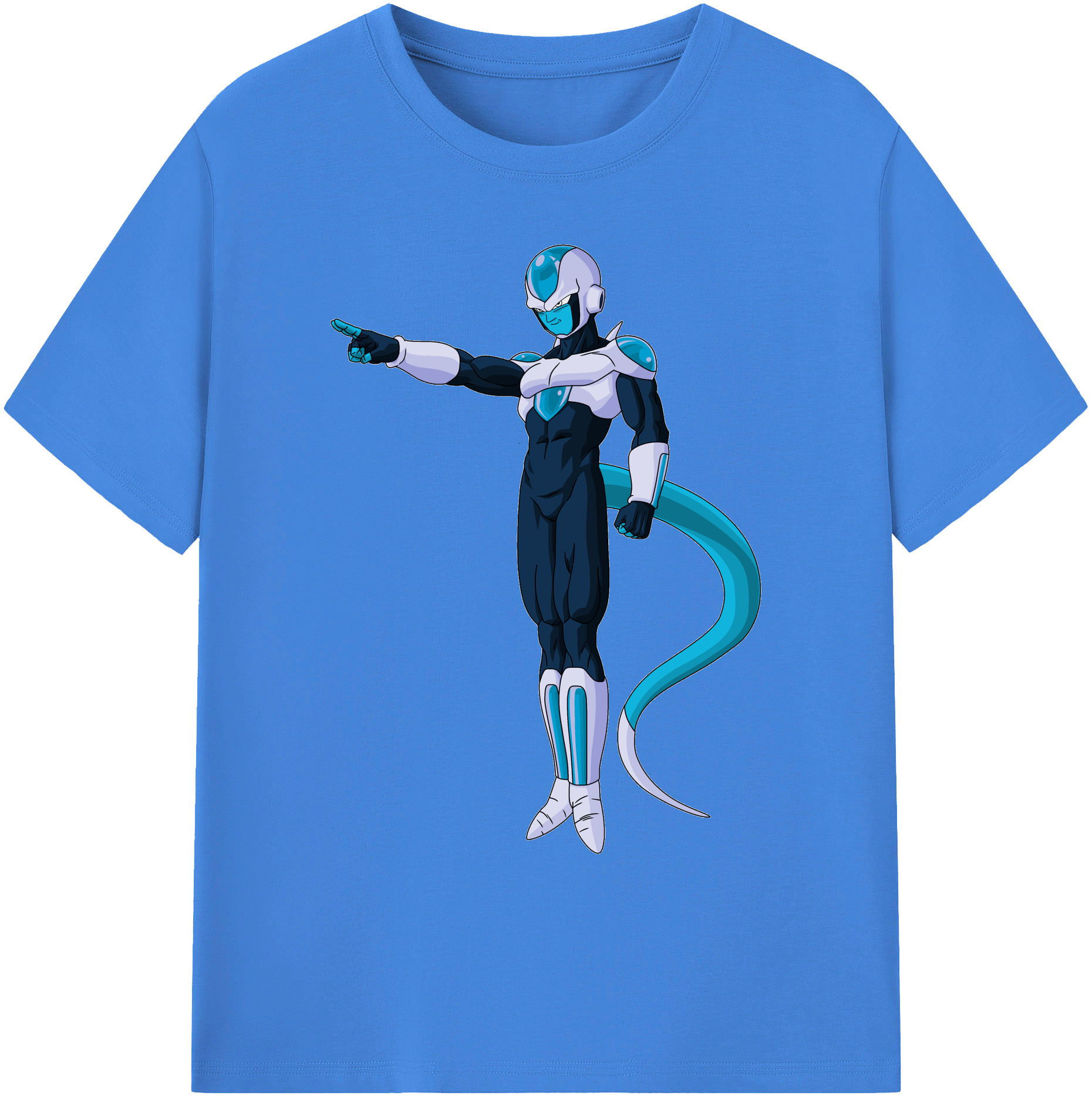 （画像用） ドラゴンボール フリーザ DRAGON BALL Frieza 綿100％ メンズ半袖Tシャツ｜肌触りやわらか＆通気性
