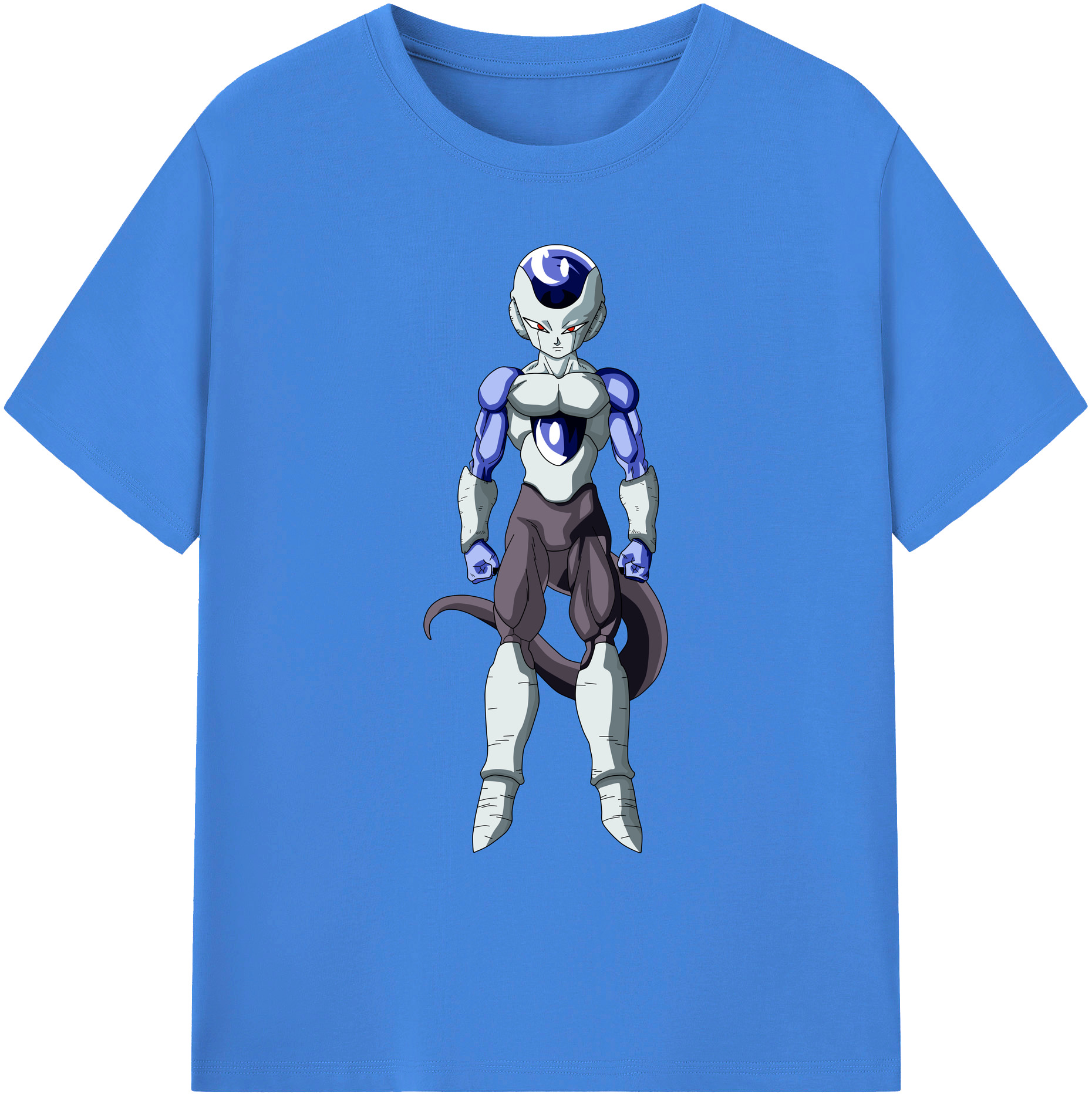（画像用） ドラゴンボール フリーザ DRAGON BALL Frieza 綿100％ メンズ半袖Tシャツ｜肌触りやわらか＆通気性