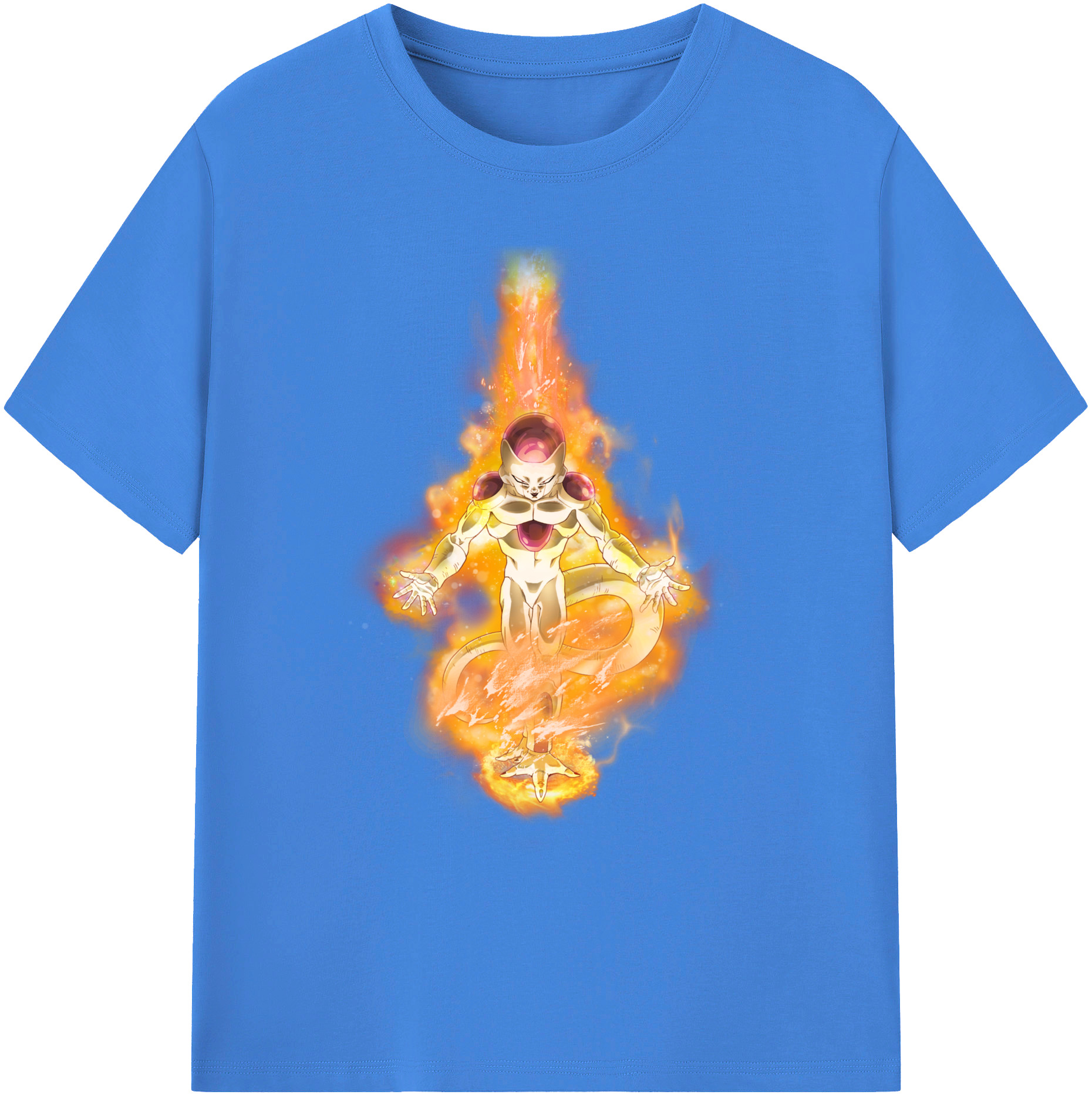 （画像用） ドラゴンボール フリーザ DRAGON BALL Frieza 綿100％ メンズ半袖Tシャツ｜肌触りやわらか＆通気性
