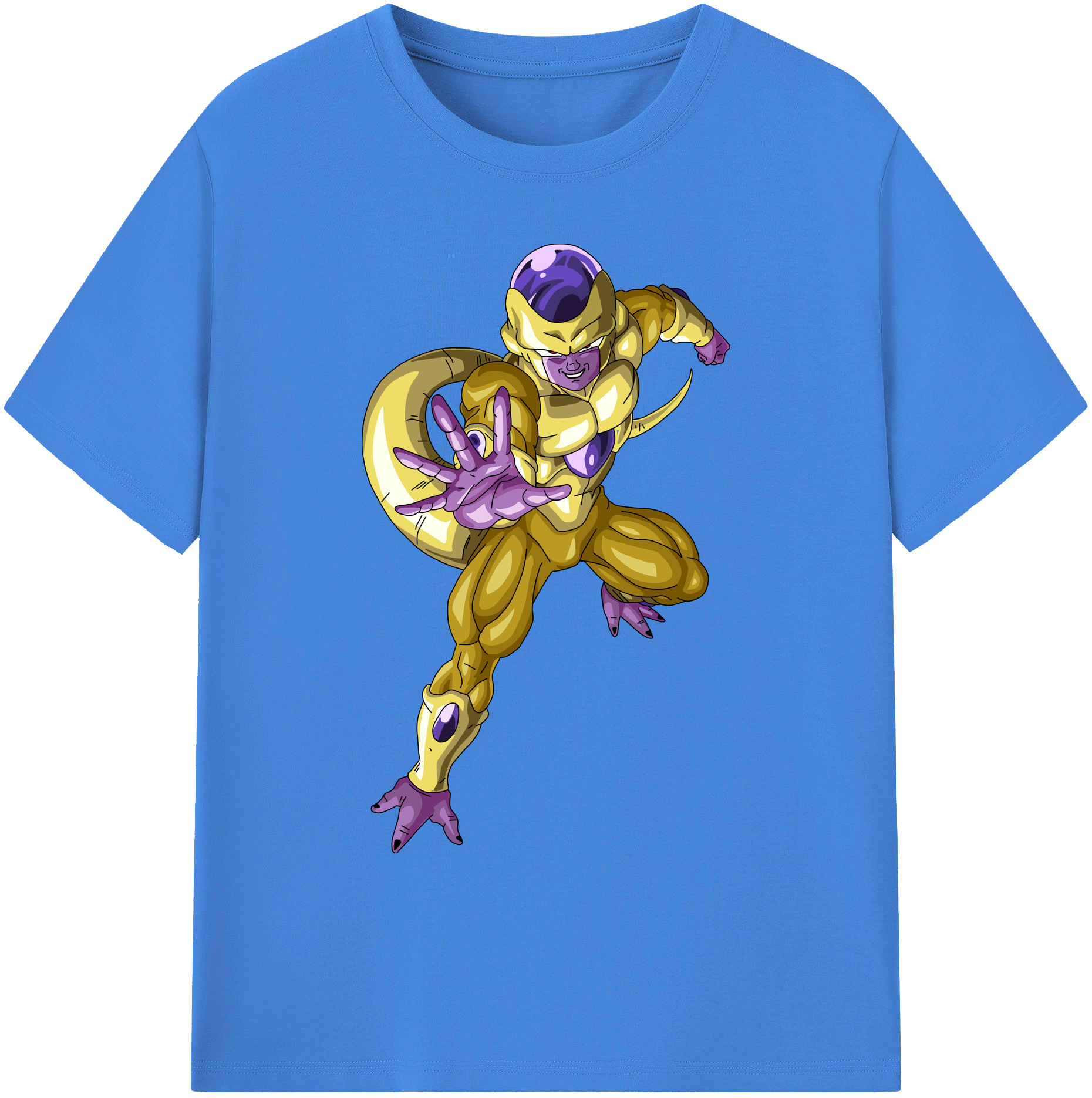（画像用） ドラゴンボール フリーザ DRAGON BALL Frieza 綿100％ メンズ半袖Tシャツ｜肌触りやわらか＆通気性