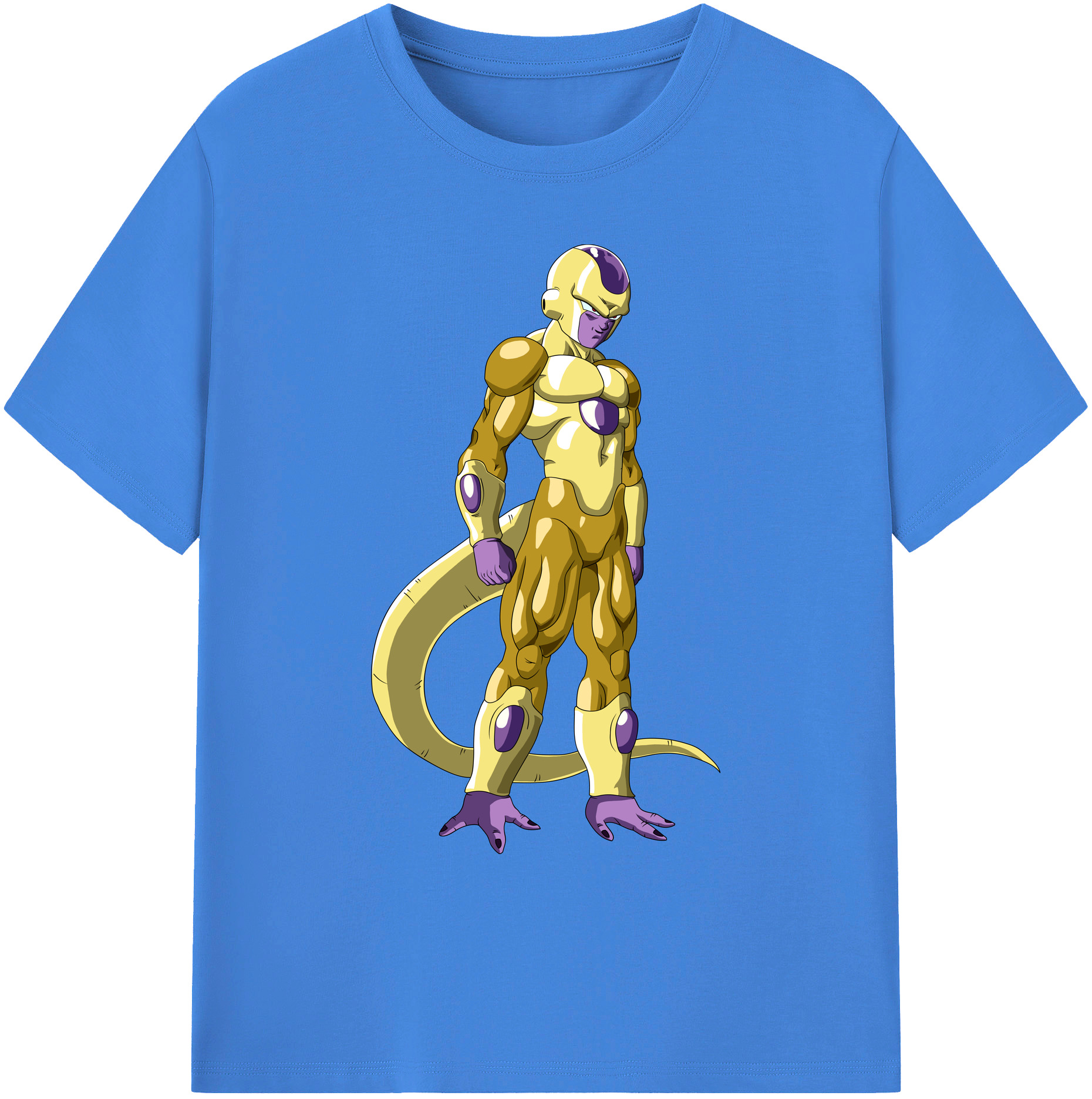 （画像用） ドラゴンボール フリーザ DRAGON BALL Frieza 綿100％ メンズ半袖Tシャツ｜肌触りやわらか＆通気性