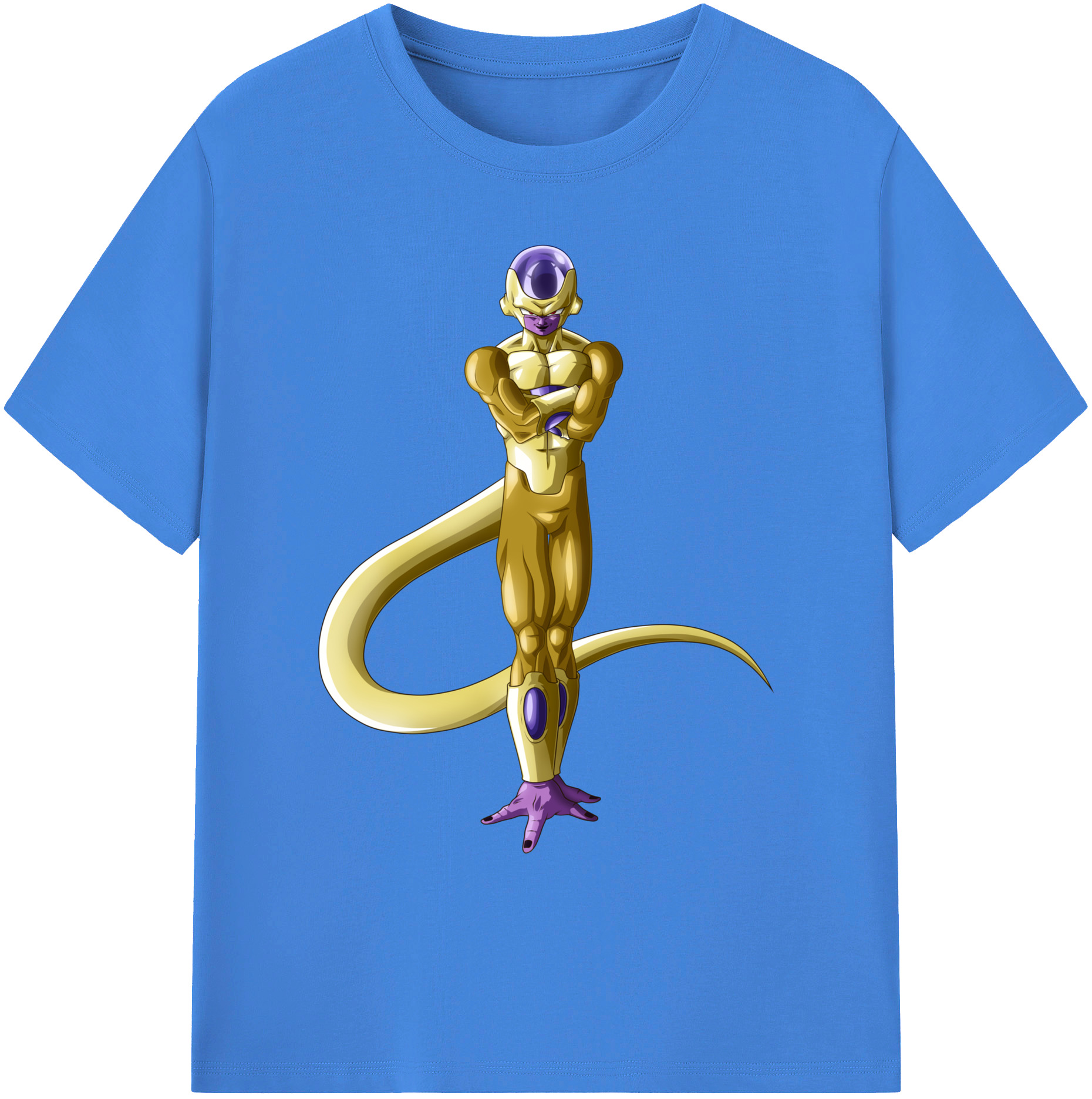 （画像用） ドラゴンボール フリーザ DRAGON BALL Frieza 綿100％ メンズ半袖Tシャツ｜肌触りやわらか＆通気性