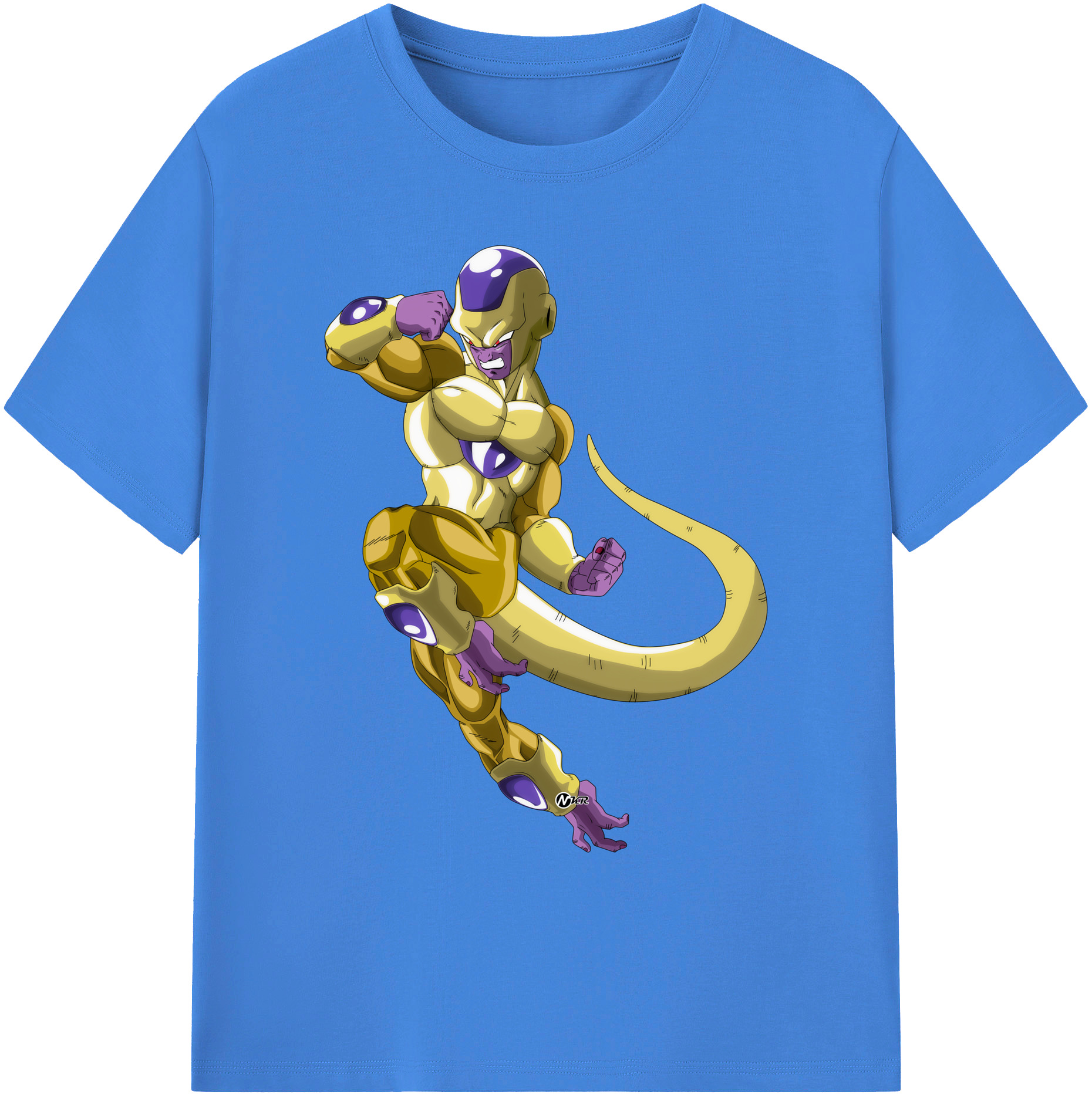 （画像用） ドラゴンボール フリーザ DRAGON BALL Frieza 綿100％ メンズ半袖Tシャツ｜肌触りやわらか＆通気性