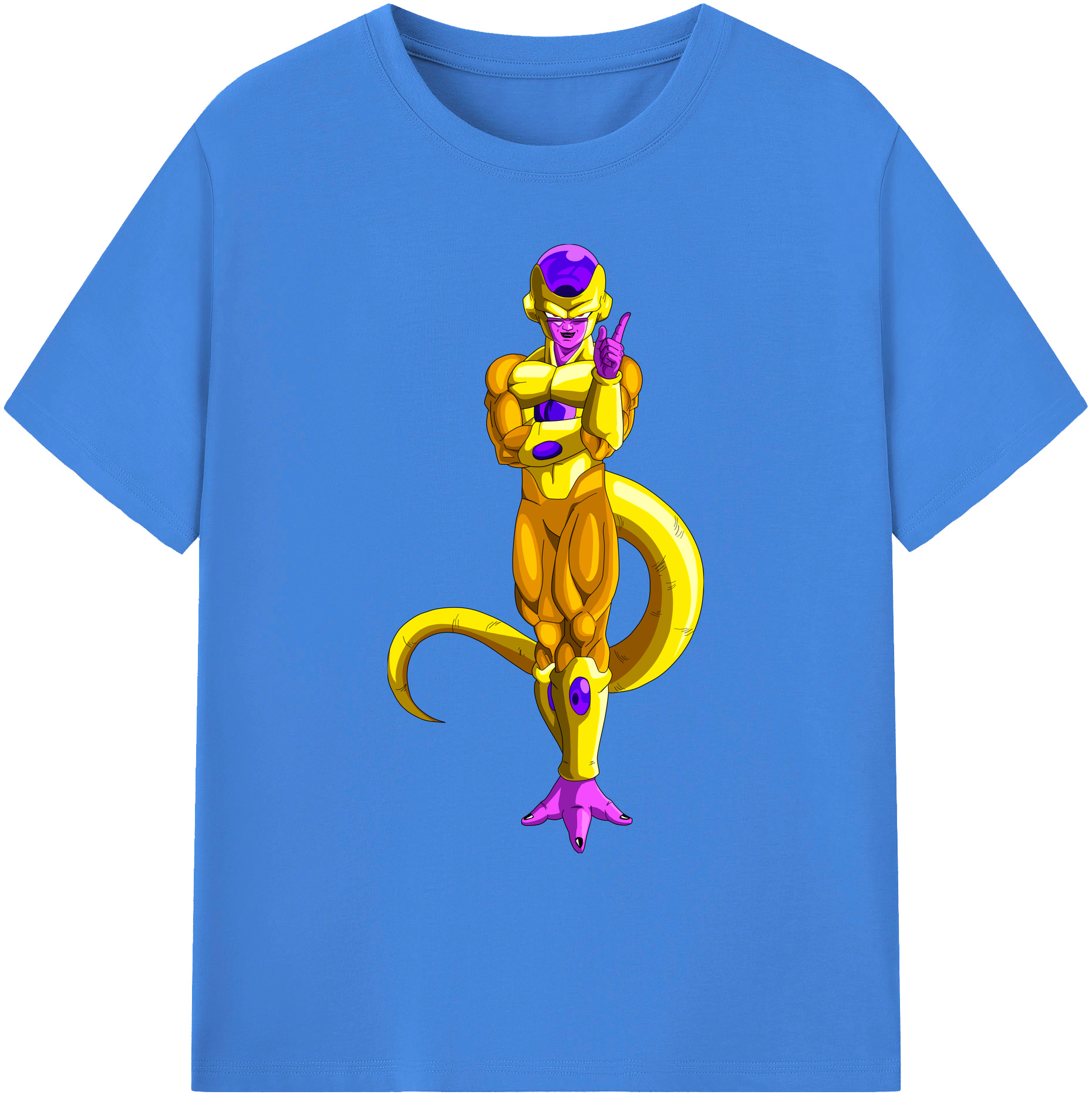（画像用） ドラゴンボール フリーザ DRAGON BALL Frieza 綿100％ メンズ半袖Tシャツ｜肌触りやわらか＆通気性