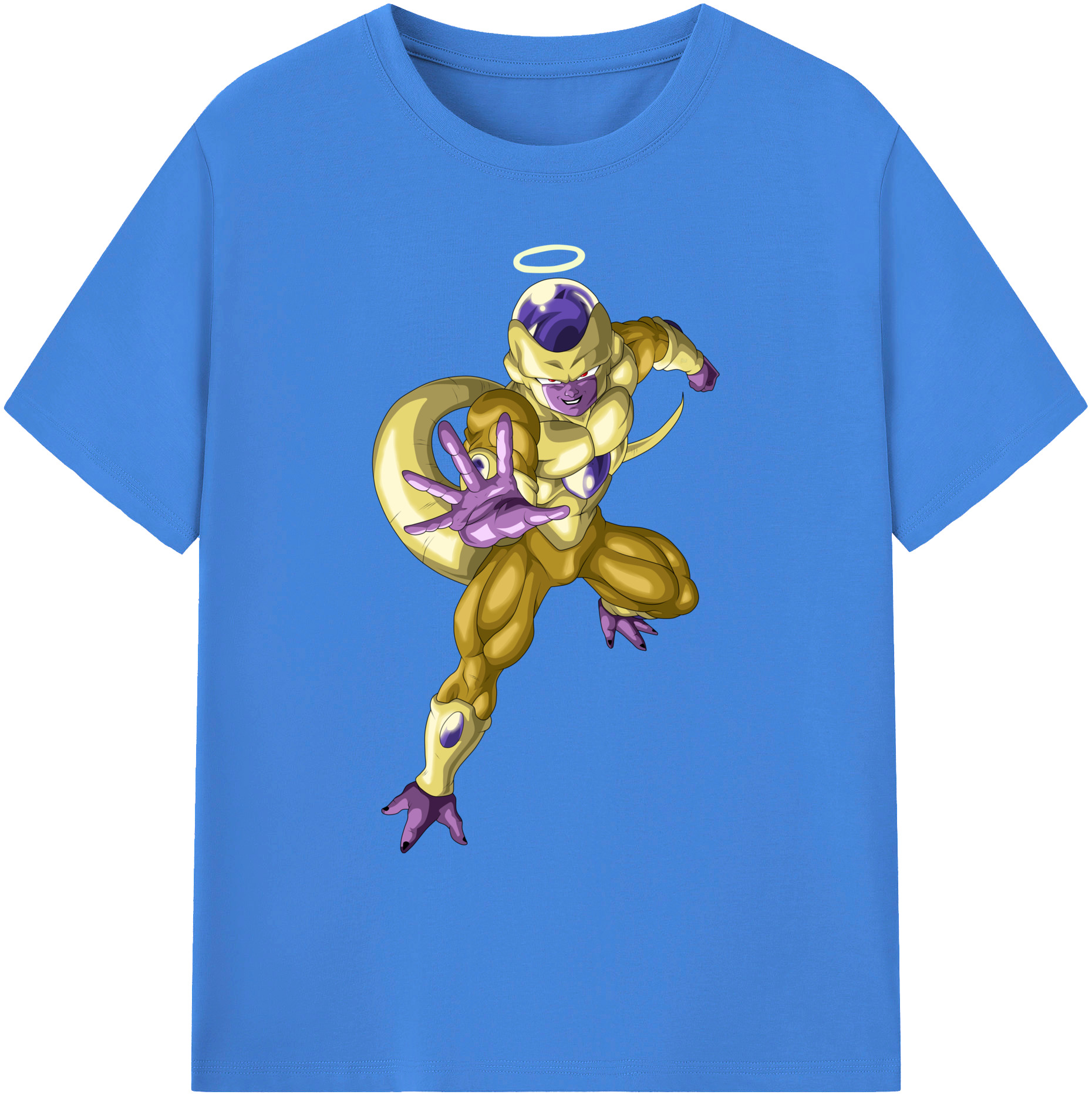 （画像用） ドラゴンボール フリーザ DRAGON BALL Frieza 綿100％ メンズ半袖Tシャツ｜肌触りやわらか＆通気性