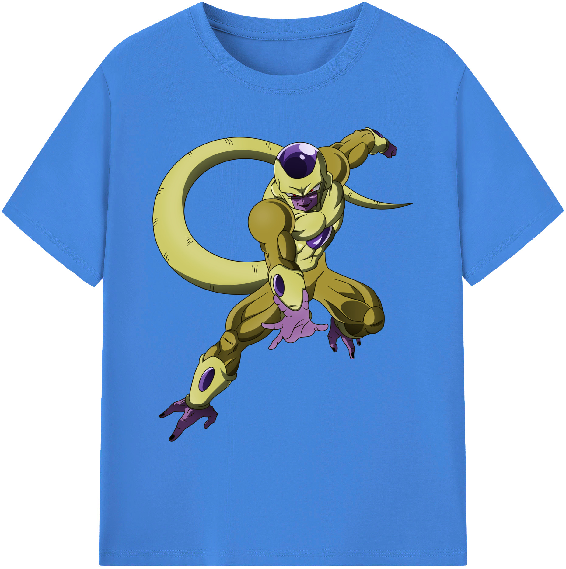 （画像用） ドラゴンボール フリーザ DRAGON BALL Frieza 綿100％ メンズ半袖Tシャツ｜肌触りやわらか＆通気性