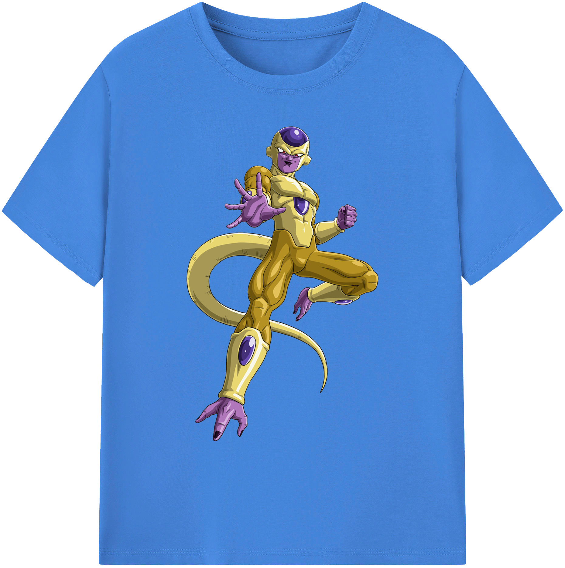 （画像用） ドラゴンボール フリーザ DRAGON BALL Frieza 綿100％ メンズ半袖Tシャツ｜肌触りやわらか＆通気性