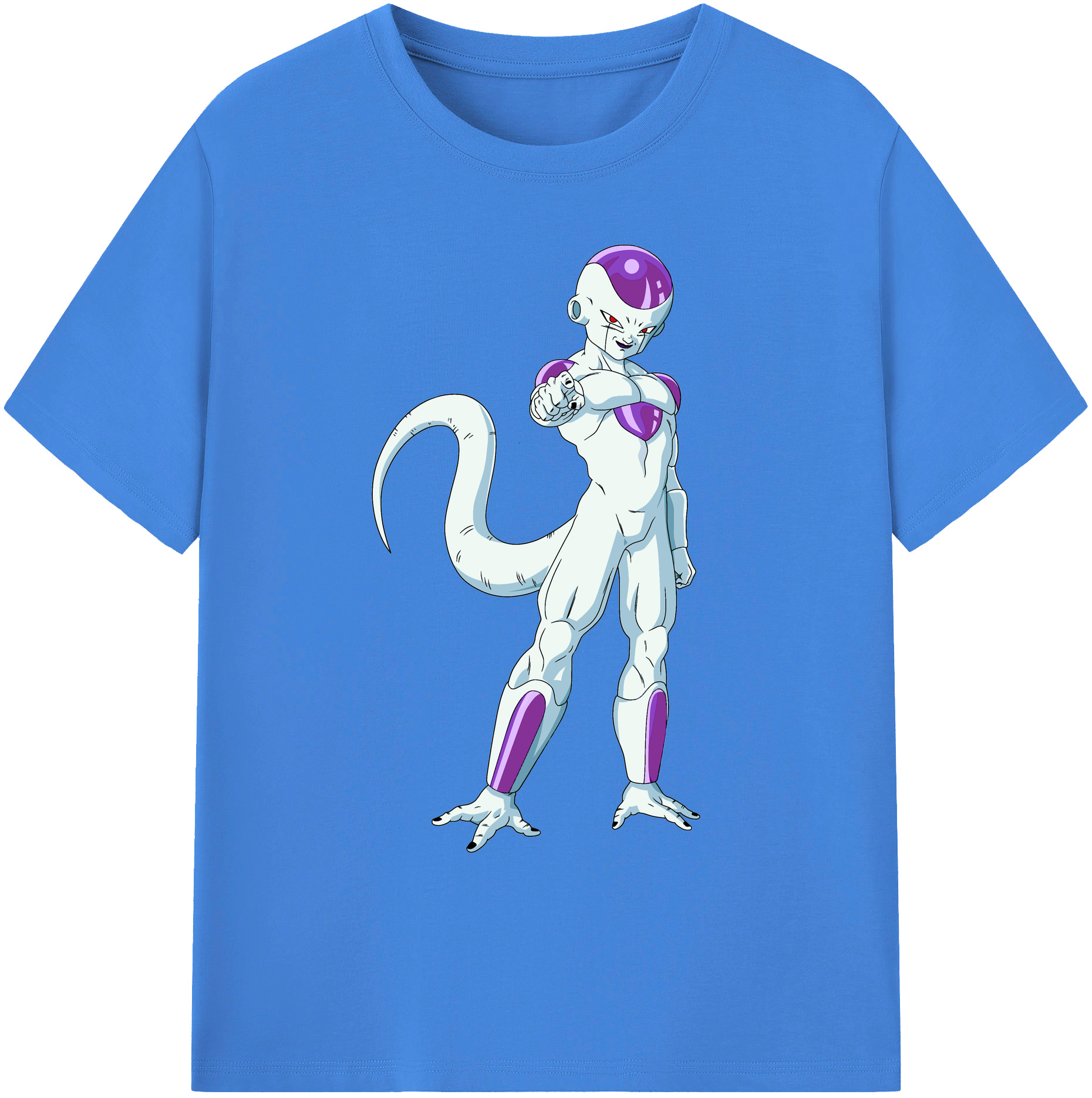 （画像用） ドラゴンボール フリーザ DRAGON BALL Frieza 綿100％ メンズ半袖Tシャツ｜肌触りやわらか＆通気性