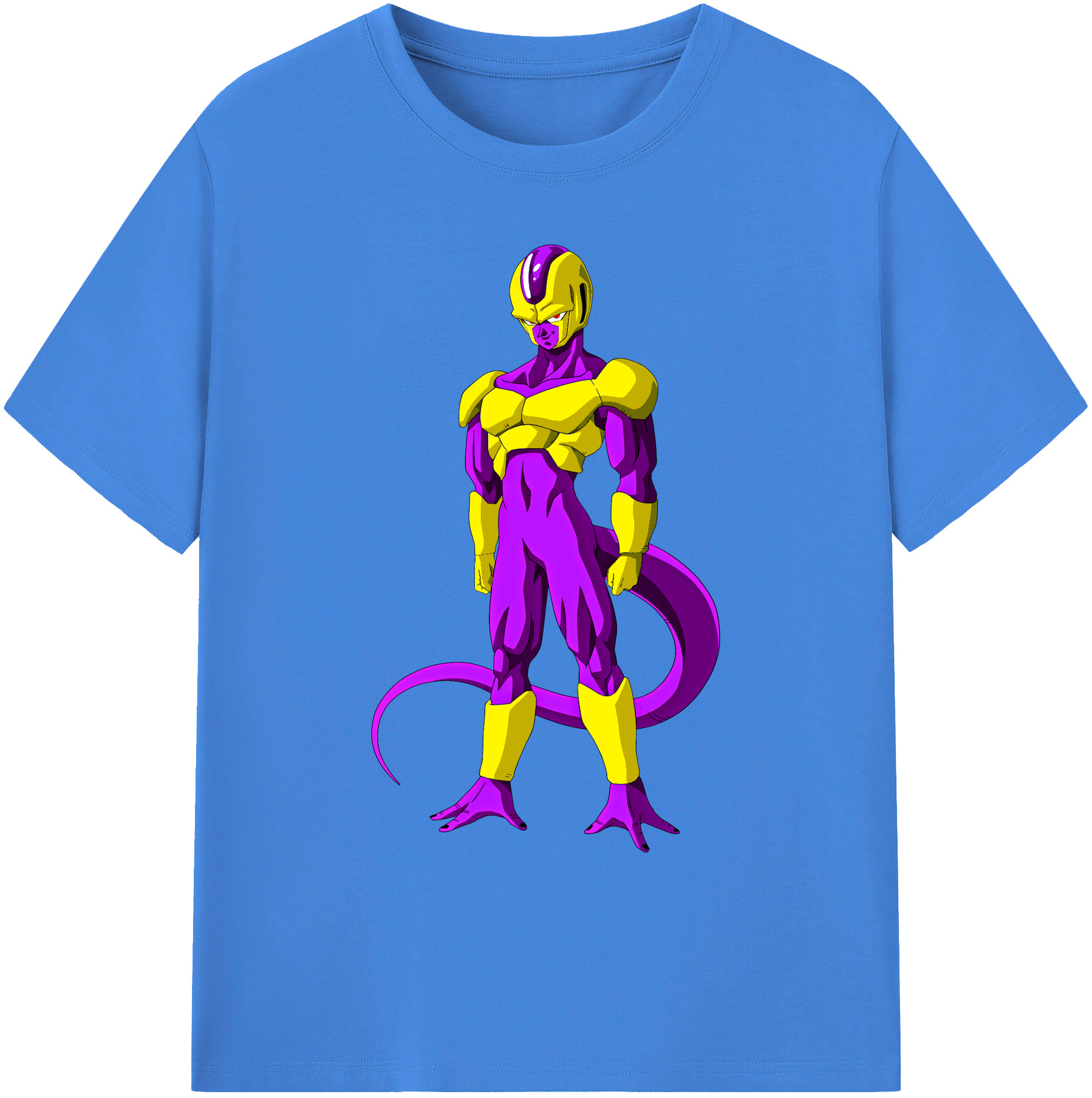 （画像用） ドラゴンボール フリーザ DRAGON BALL Frieza 綿100％ メンズ半袖Tシャツ｜肌触りやわらか＆通気性
