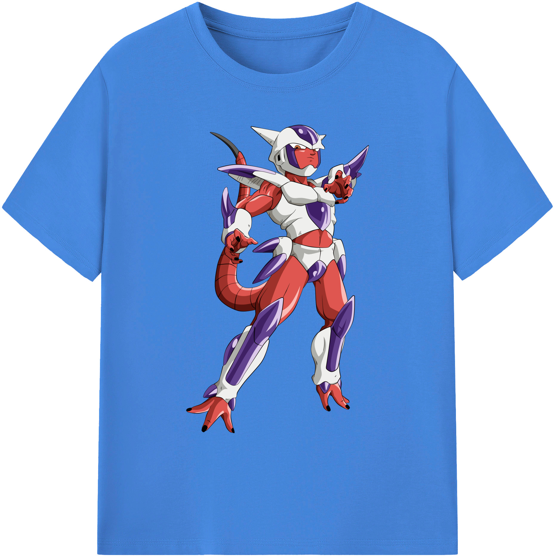 （画像用） ドラゴンボール フリーザ DRAGON BALL Frieza 綿100％ メンズ半袖Tシャツ｜肌触りやわらか＆通気性
