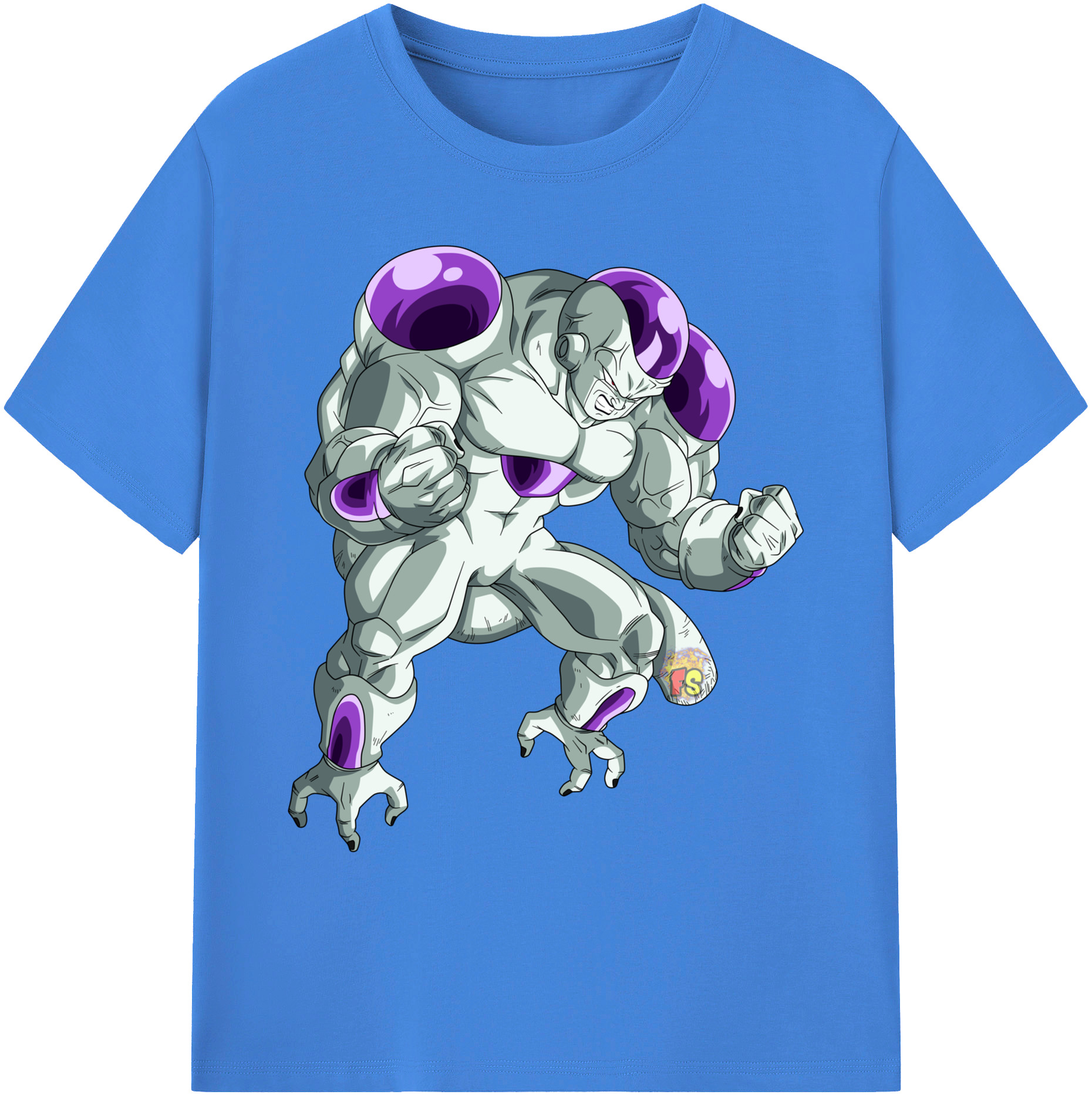 （画像用） ドラゴンボール フリーザ DRAGON BALL Frieza 綿100％ メンズ半袖Tシャツ｜肌触りやわらか＆通気性