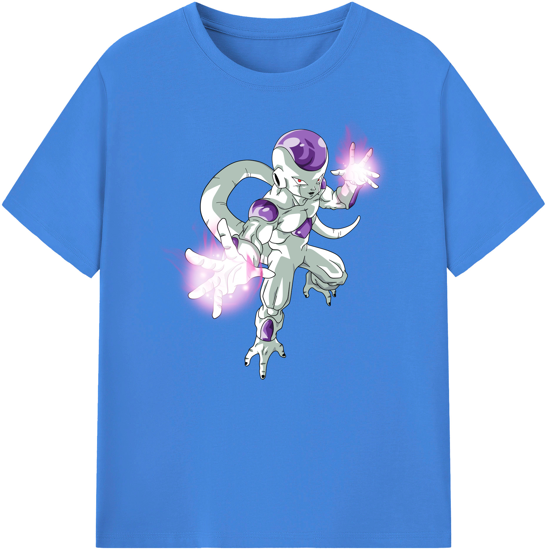 （画像用） ドラゴンボール フリーザ DRAGON BALL Frieza 綿100％ メンズ半袖Tシャツ｜肌触りやわらか＆通気性