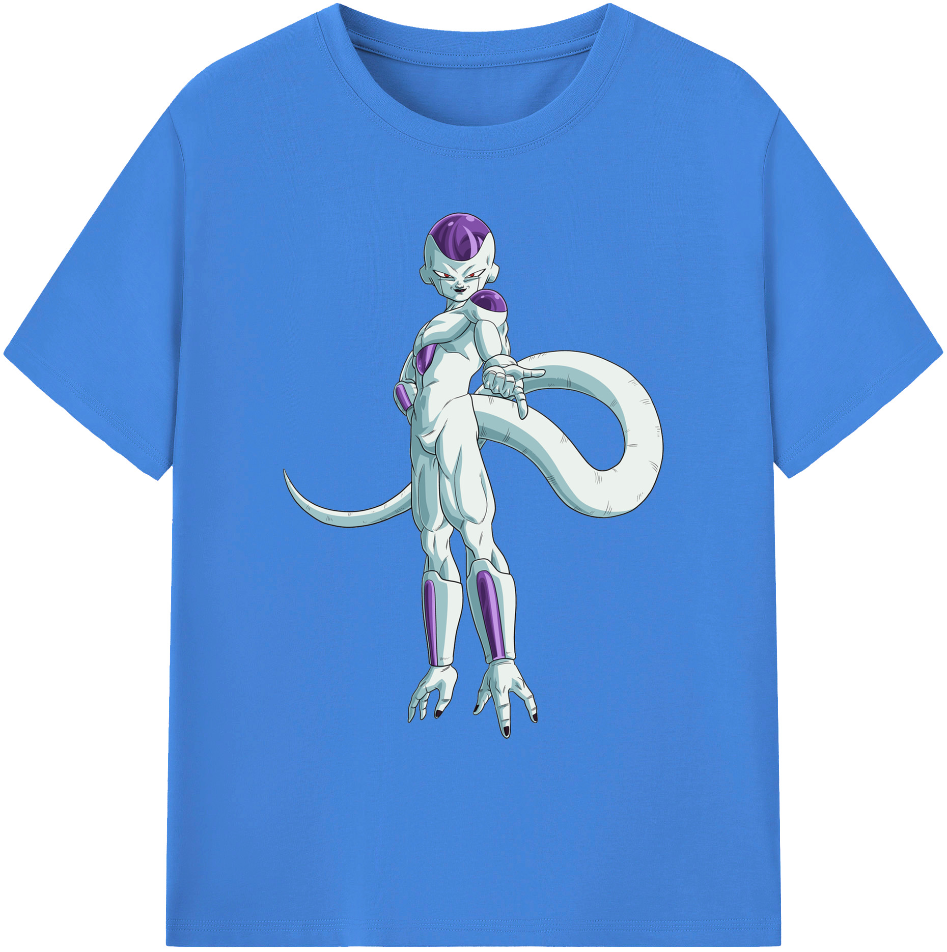 （画像用） ドラゴンボール フリーザ DRAGON BALL Frieza 綿100％ メンズ半袖Tシャツ｜肌触りやわらか＆通気性