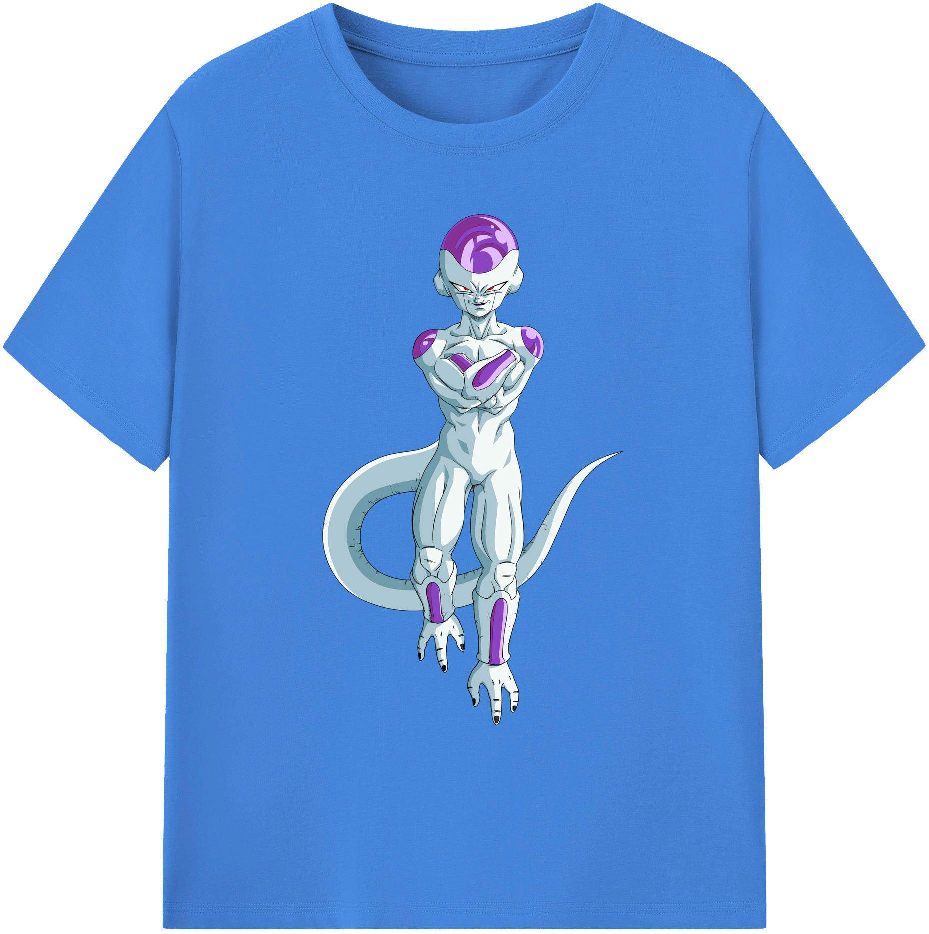 （画像用） ドラゴンボール フリーザ DRAGON BALL Frieza 綿100％ メンズ半袖Tシャツ｜肌触りやわらか＆通気性
