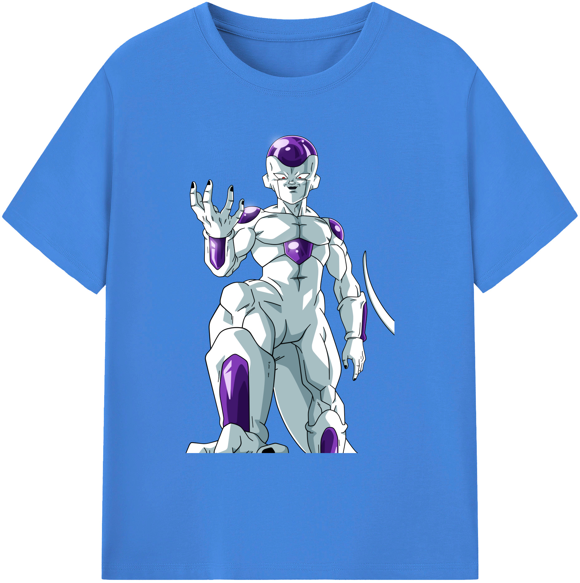 （画像用） ドラゴンボール フリーザ DRAGON BALL Frieza 綿100％ メンズ半袖Tシャツ｜肌触りやわらか＆通気性