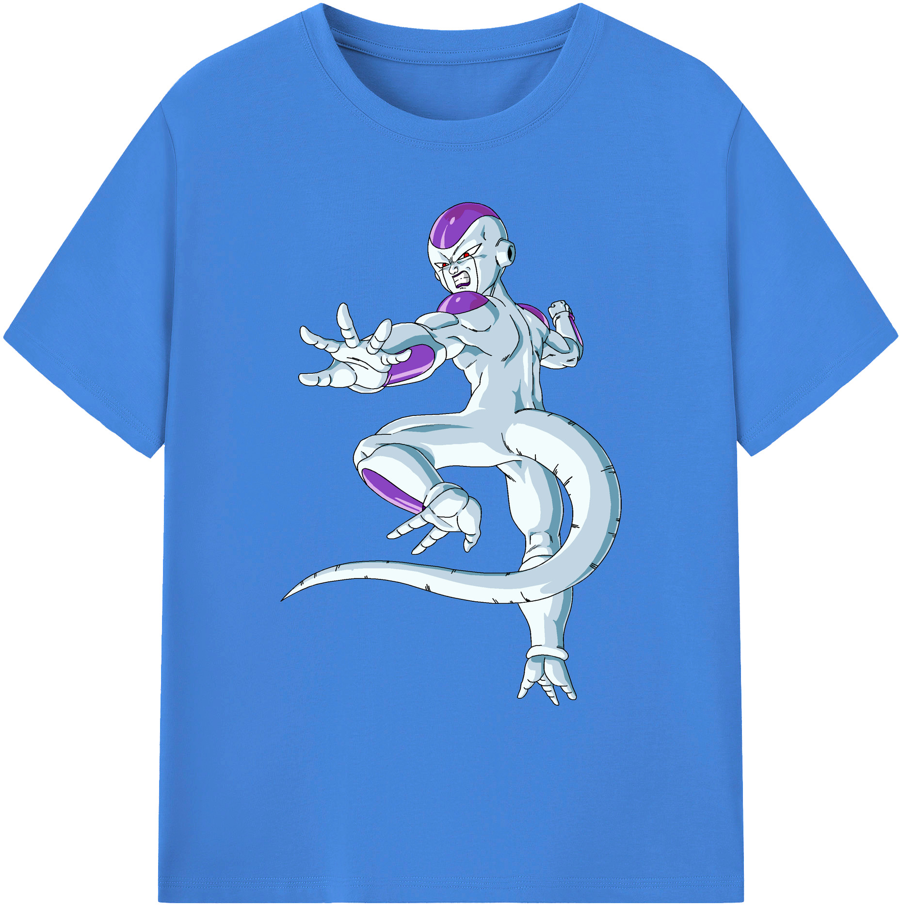 （画像用） ドラゴンボール フリーザ DRAGON BALL Frieza 綿100％ メンズ半袖Tシャツ｜肌触りやわらか＆通気性