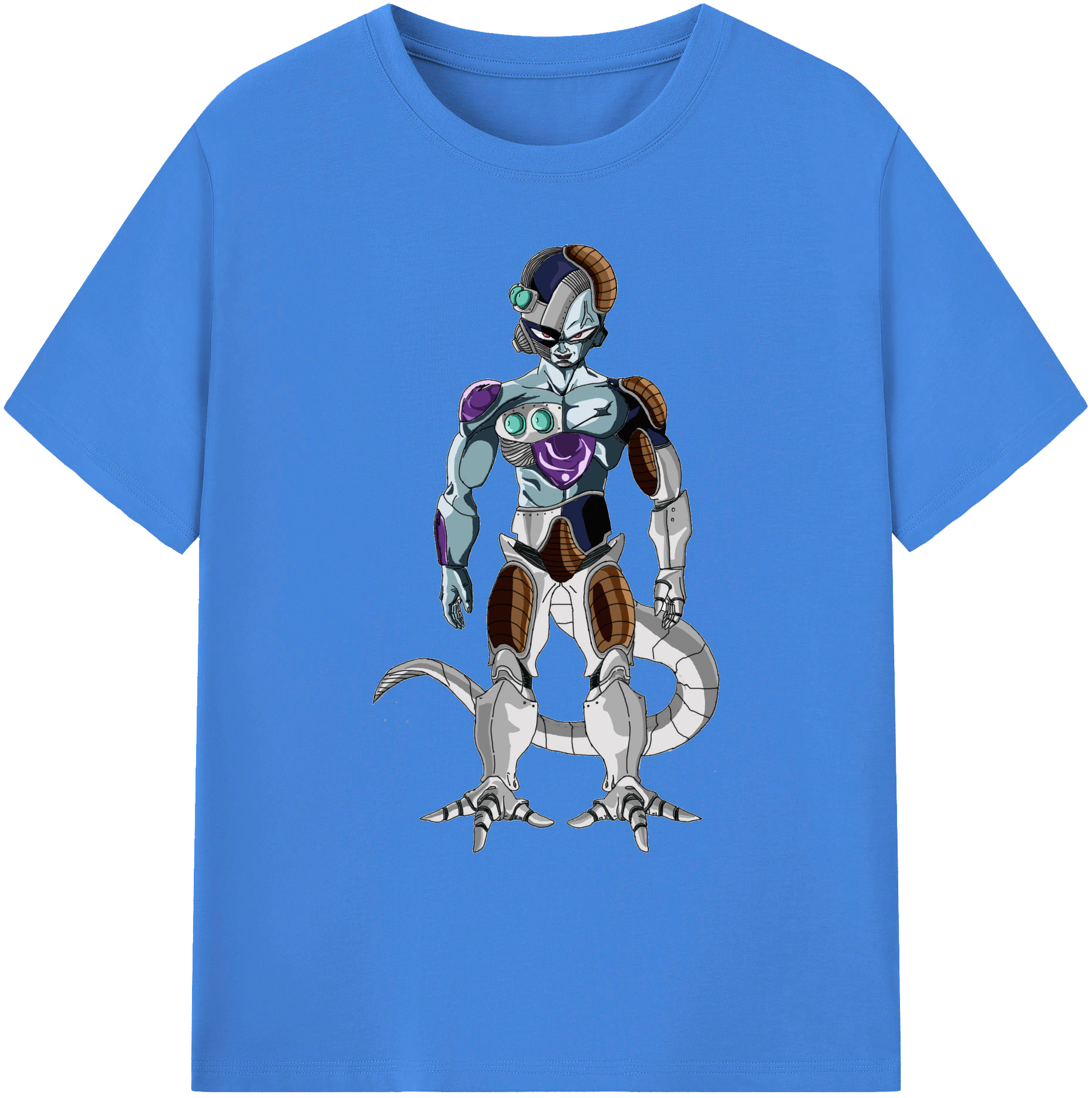 （画像用） ドラゴンボール クウラ DRAGON BALL Cooler Coora 綿100％ メンズ半袖Tシャツ｜肌触りやわらか＆通気性