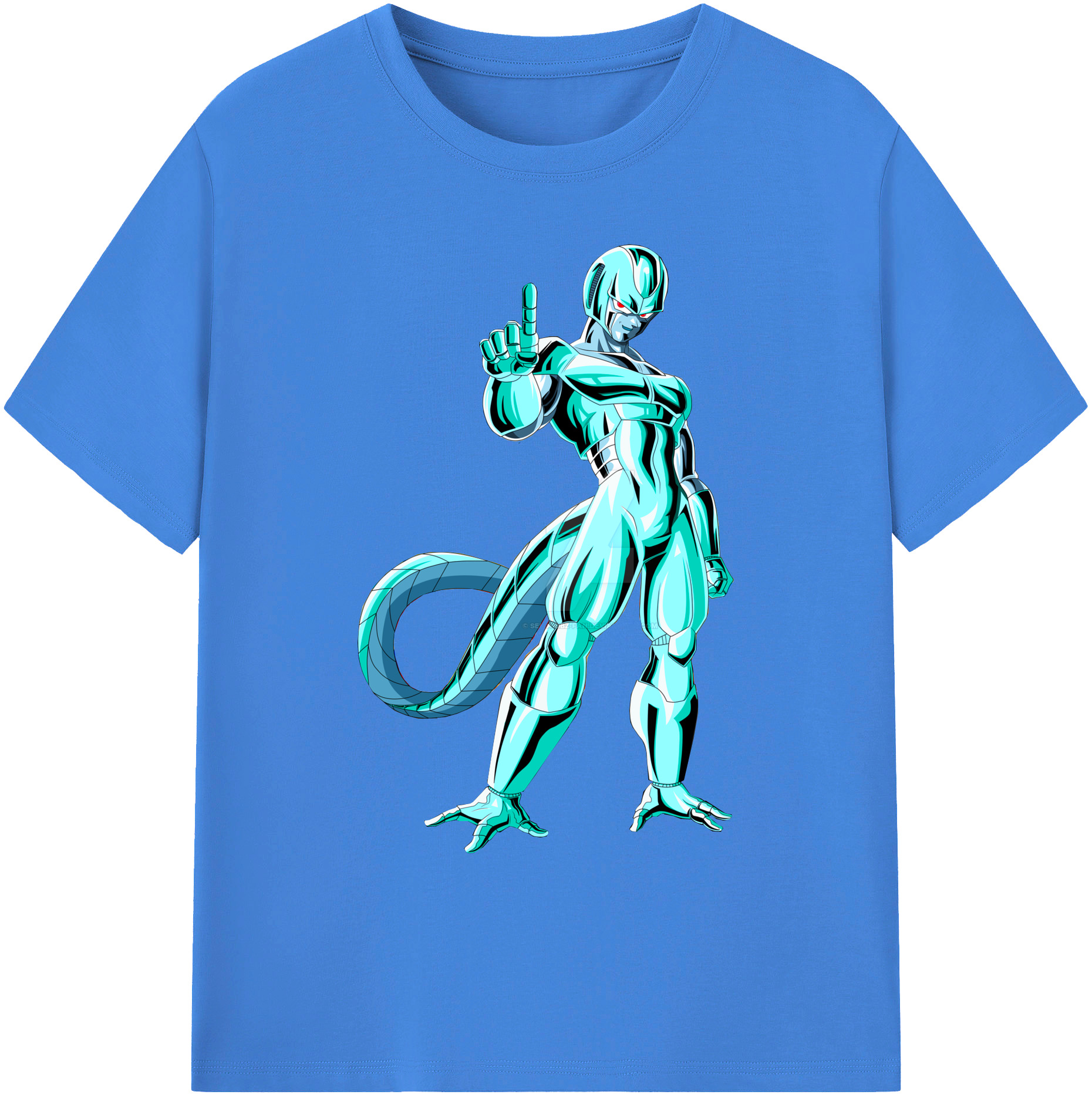 （画像用） ドラゴンボール クウラ DRAGON BALL Cooler Coora 綿100％ メンズ半袖Tシャツ｜肌触りやわらか＆通気性
