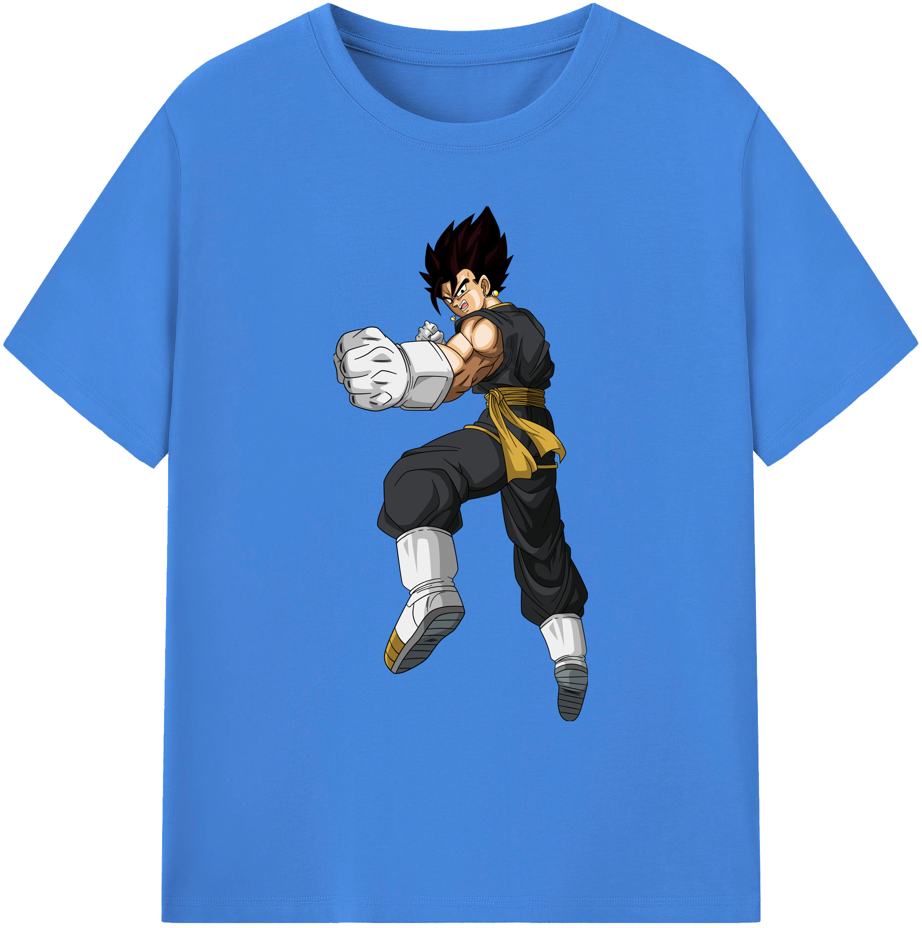 （画像用） ドラゴンボール ベジット DRAGON BALL Vegetto 綿100％ メンズ半袖Tシャツ｜肌触りやわらか＆通気性
