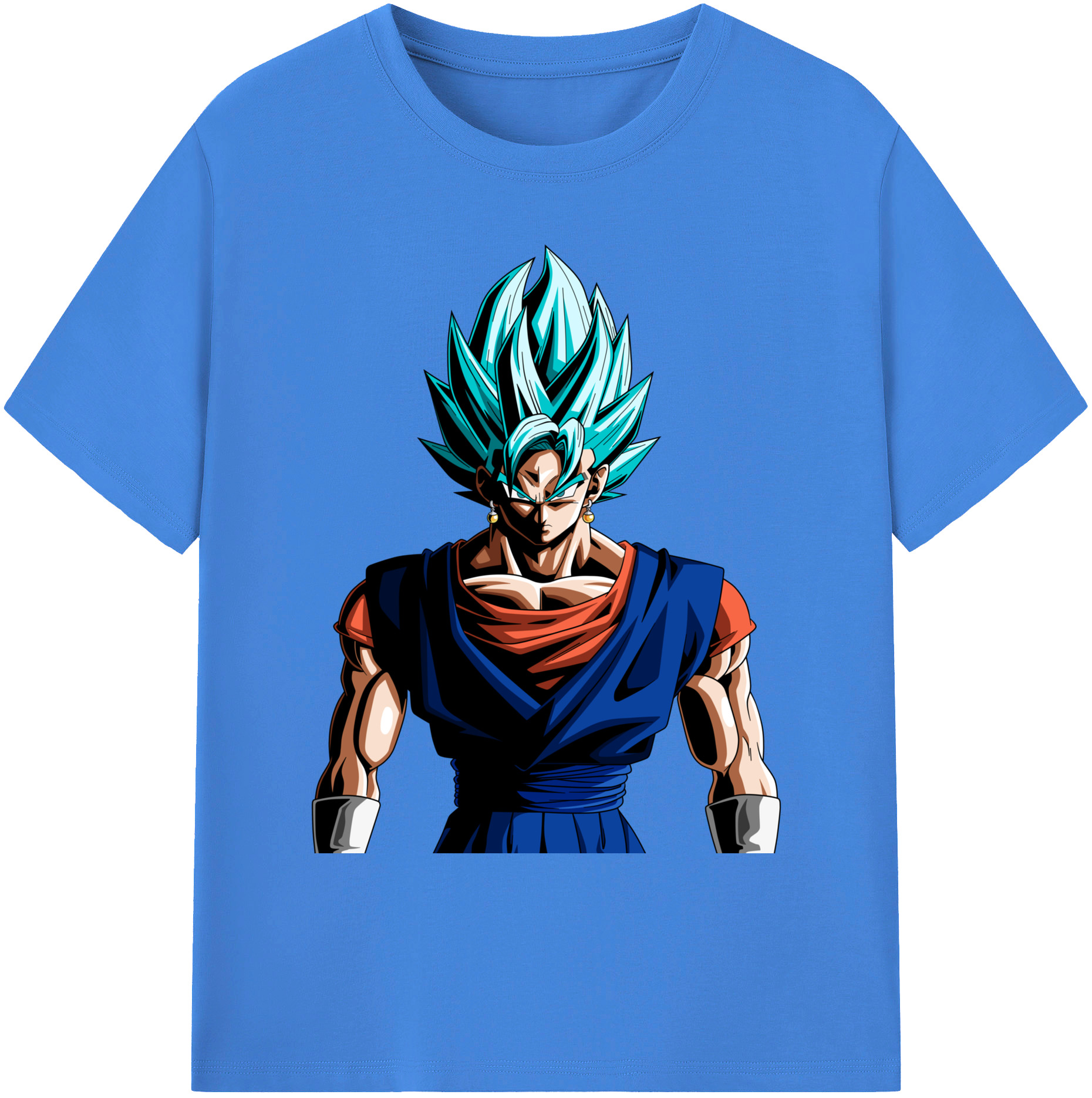 （画像用） ドラゴンボール ベジット DRAGON BALL Vegetto 綿100％ メンズ半袖Tシャツ｜肌触りやわらか＆通気性