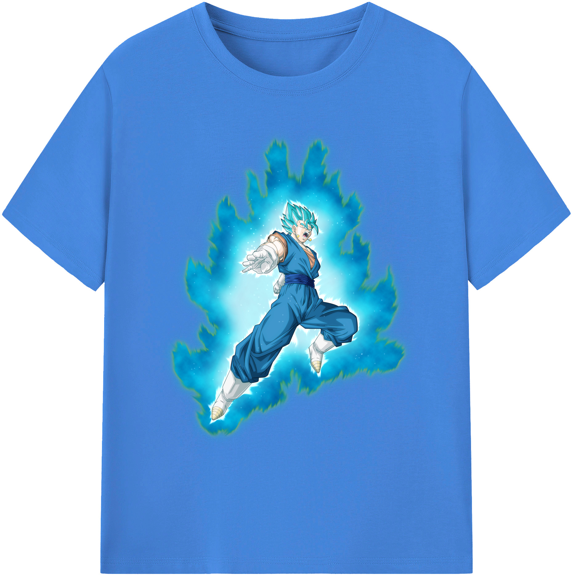 （画像用） ドラゴンボール ベジット DRAGON BALL Vegetto 綿100％ メンズ半袖Tシャツ｜肌触りやわらか＆通気性