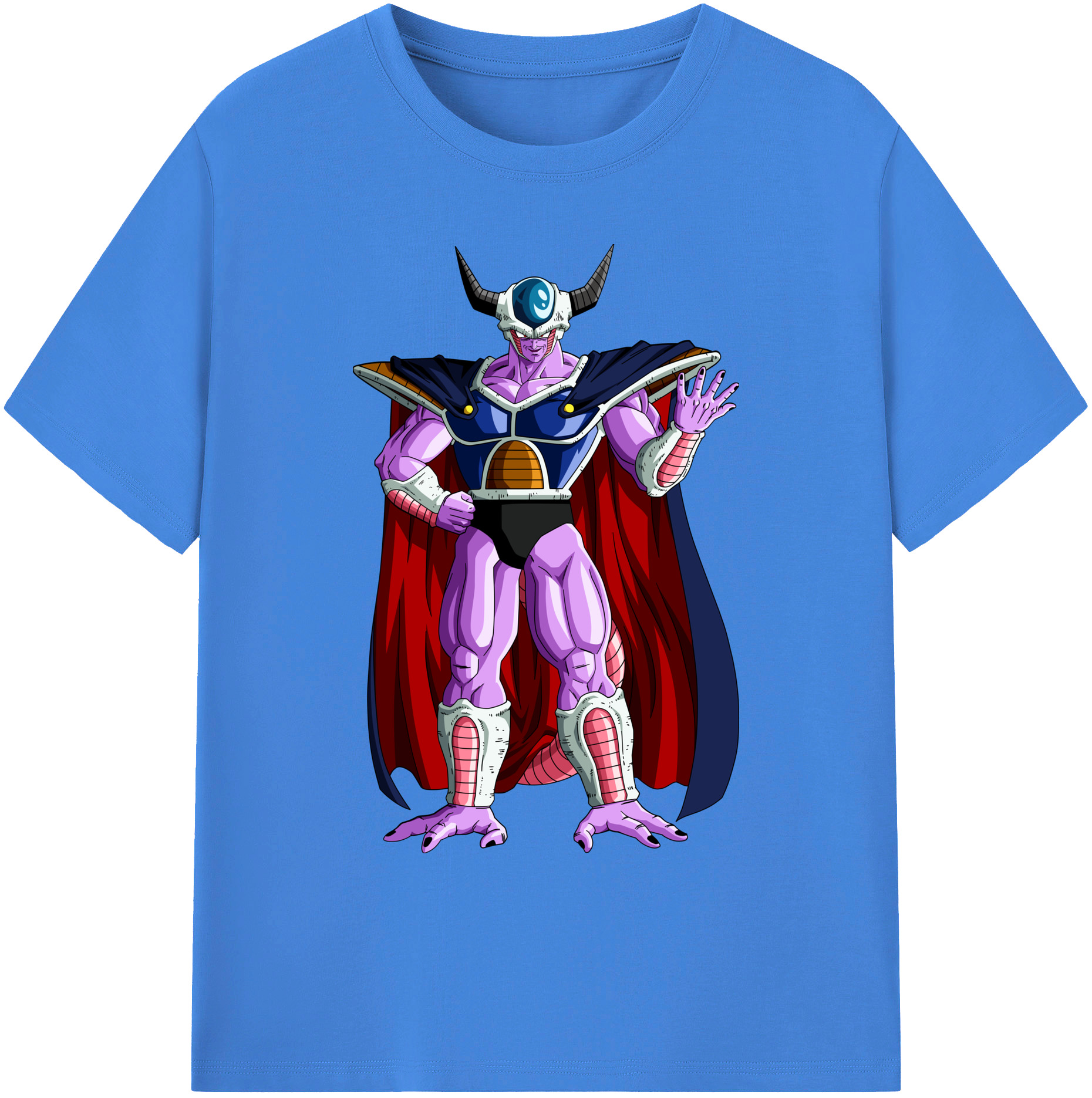 （画像用） ドラゴンボール コルド大王 DRAGON BALL King Cold 綿100％ メンズ半袖Tシャツ｜肌触りやわらか＆通気性
