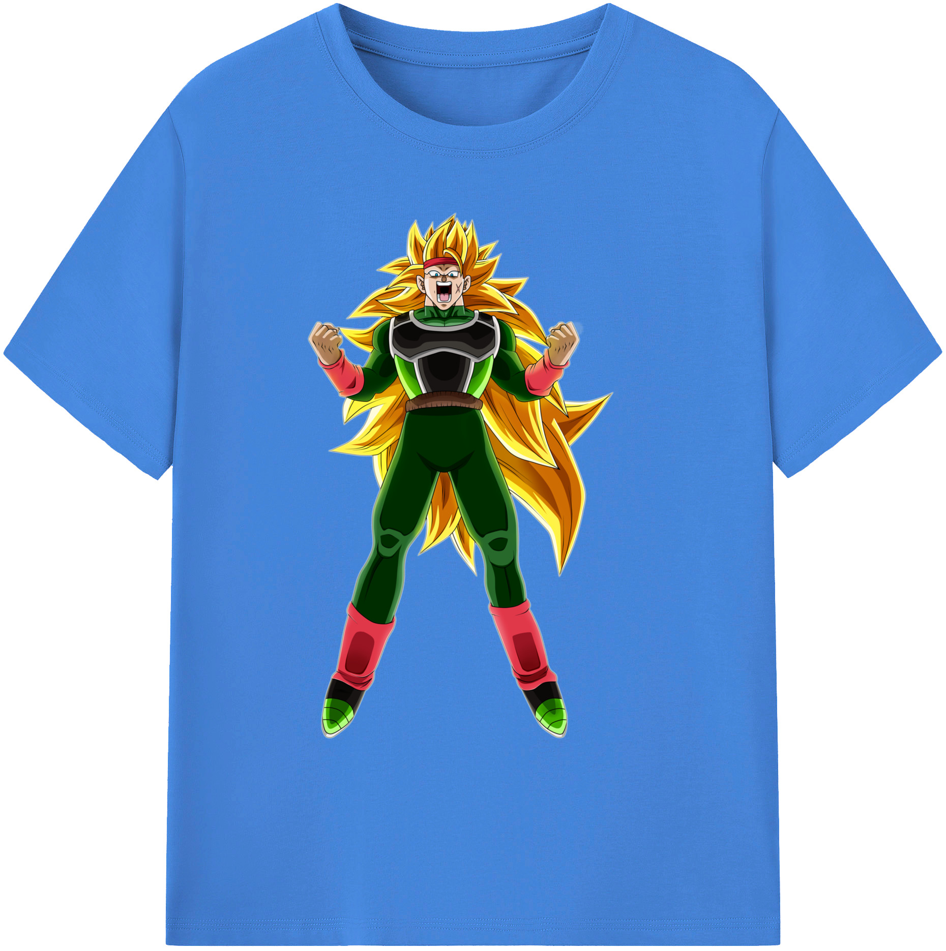 （画像用） ドラゴンボール ブロリー DRAGON BALL Broli 綿100％ メンズ半袖Tシャツ｜肌触りやわらか＆通気性
