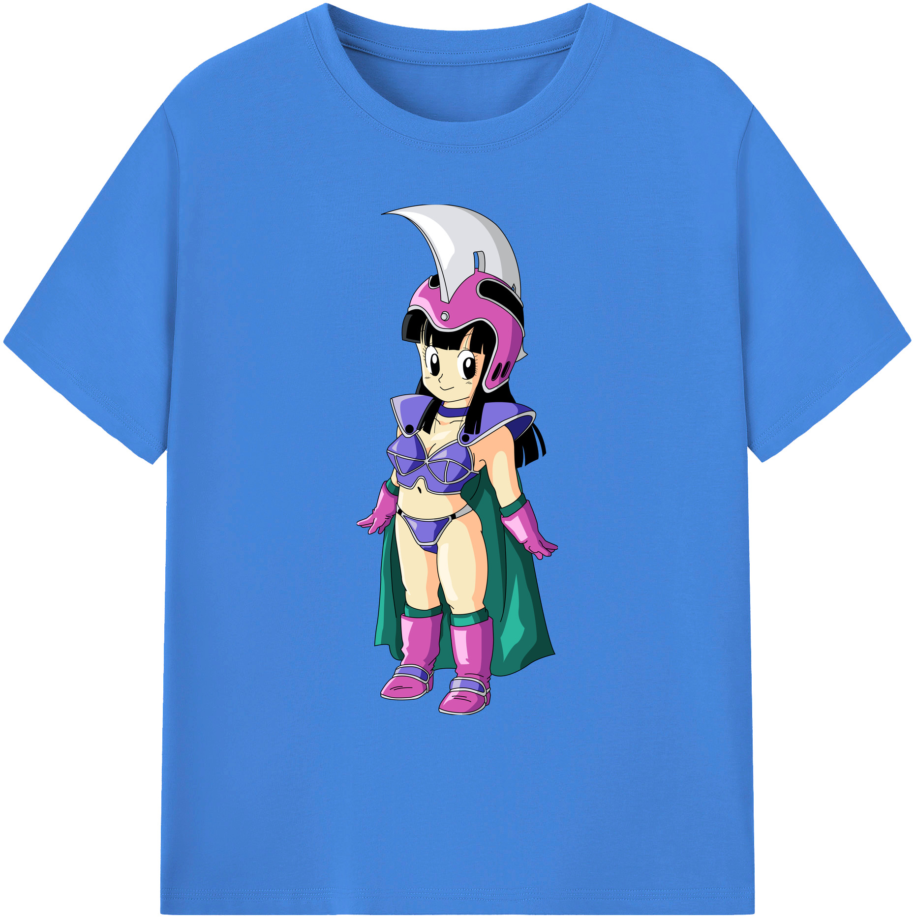 （画像用） ドラゴンボール チチ DRAGON BALL Chichi 綿100％ メンズ半袖Tシャツ｜肌触りやわらか＆通気性