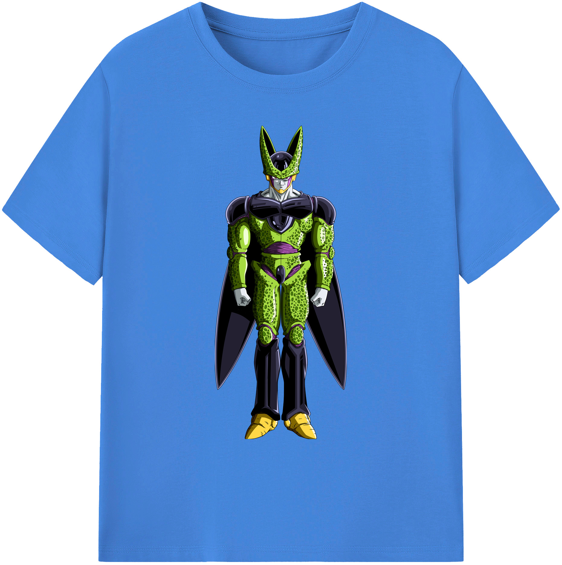 （画像用） ドラゴンボール セル DRAGON BALL Cell 綿100％ メンズ半袖Tシャツ｜肌触りやわらか＆通気性