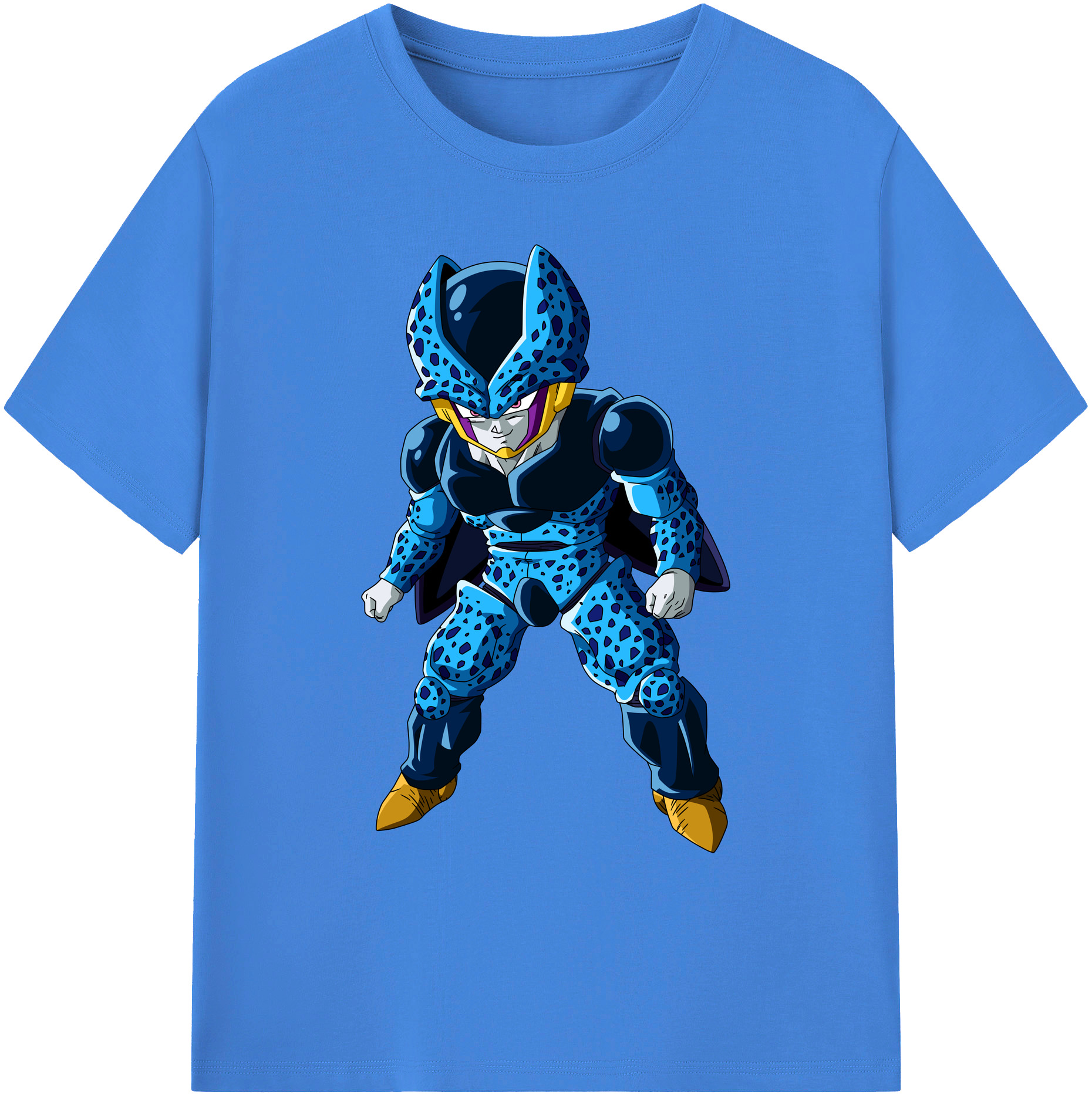 （画像用） ドラゴンボール セル DRAGON BALL Cell 綿100％ メンズ半袖Tシャツ｜肌触りやわらか＆通気性