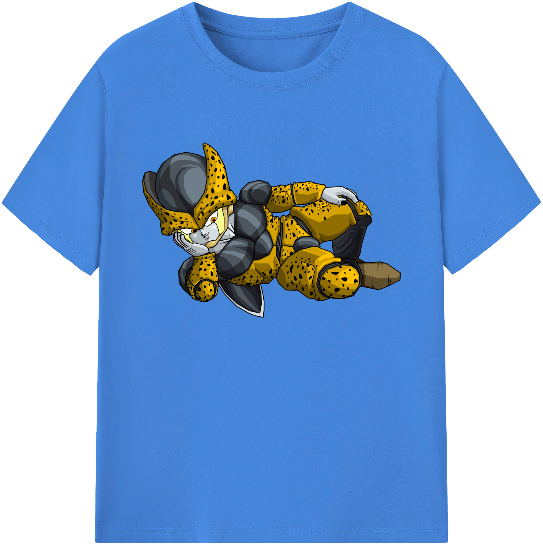 （画像用） ドラゴンボール セル DRAGON BALL Cell 綿100％ メンズ半袖Tシャツ｜肌触りやわらか＆通気性