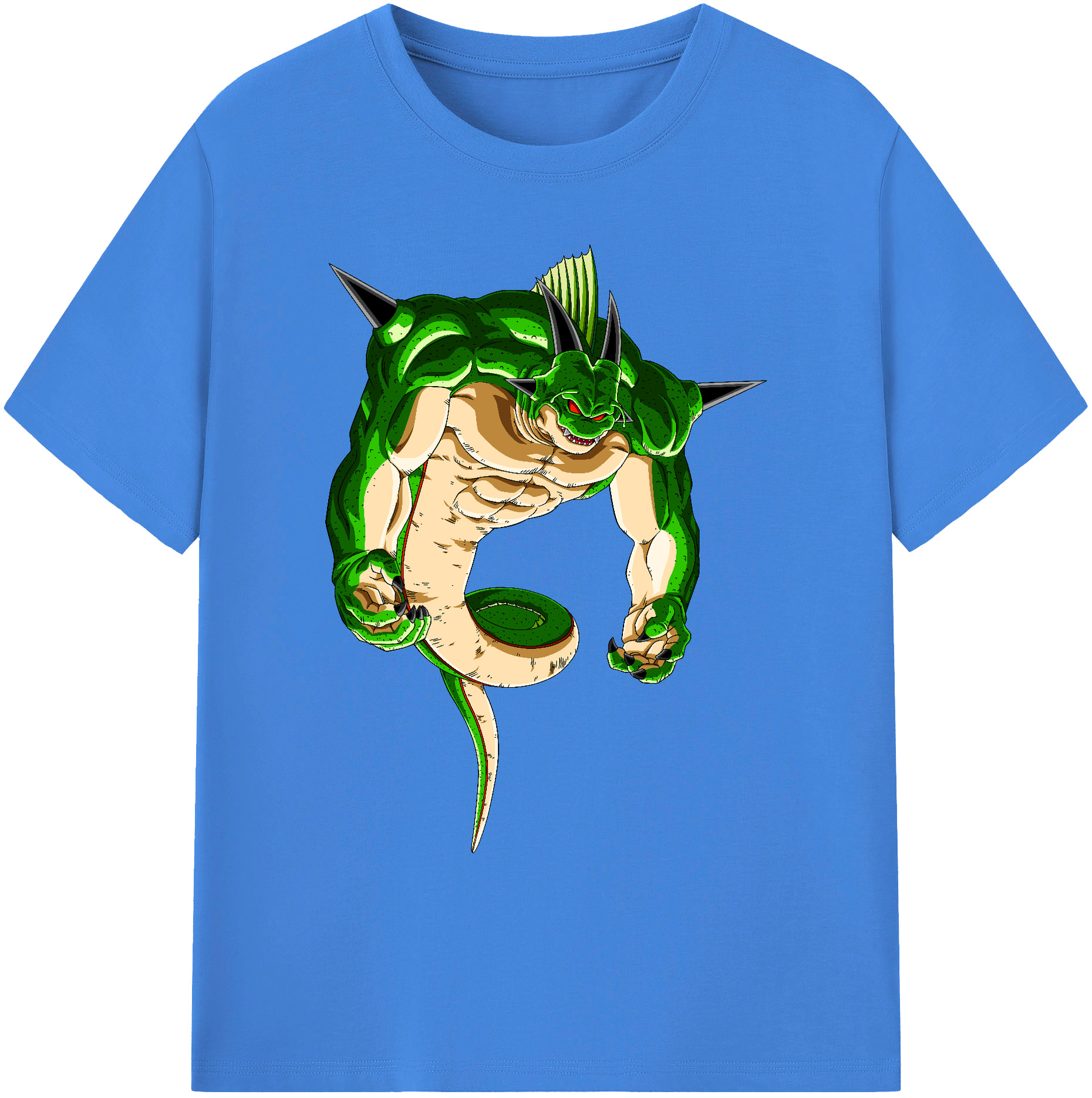 （画像用） ドラゴンボール 神龍 シェンロン DRAGON BALL Shenron 綿100％ メンズ半袖Tシャツ｜肌触りやわらか＆通気性