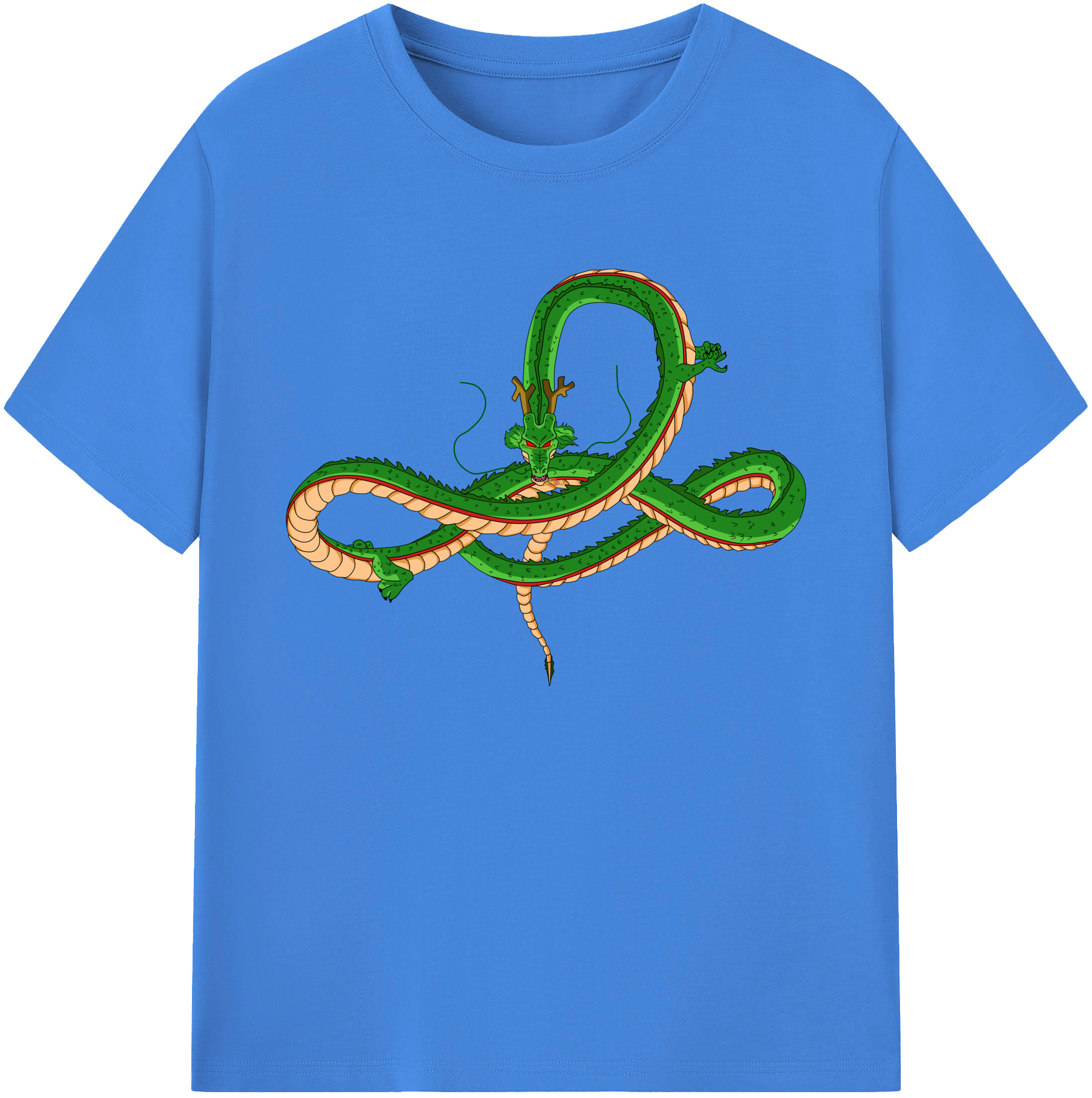 （画像用） ドラゴンボール 神龍 シェンロン DRAGON BALL Shenron 綿100％ メンズ半袖Tシャツ｜肌触りやわらか＆通気性