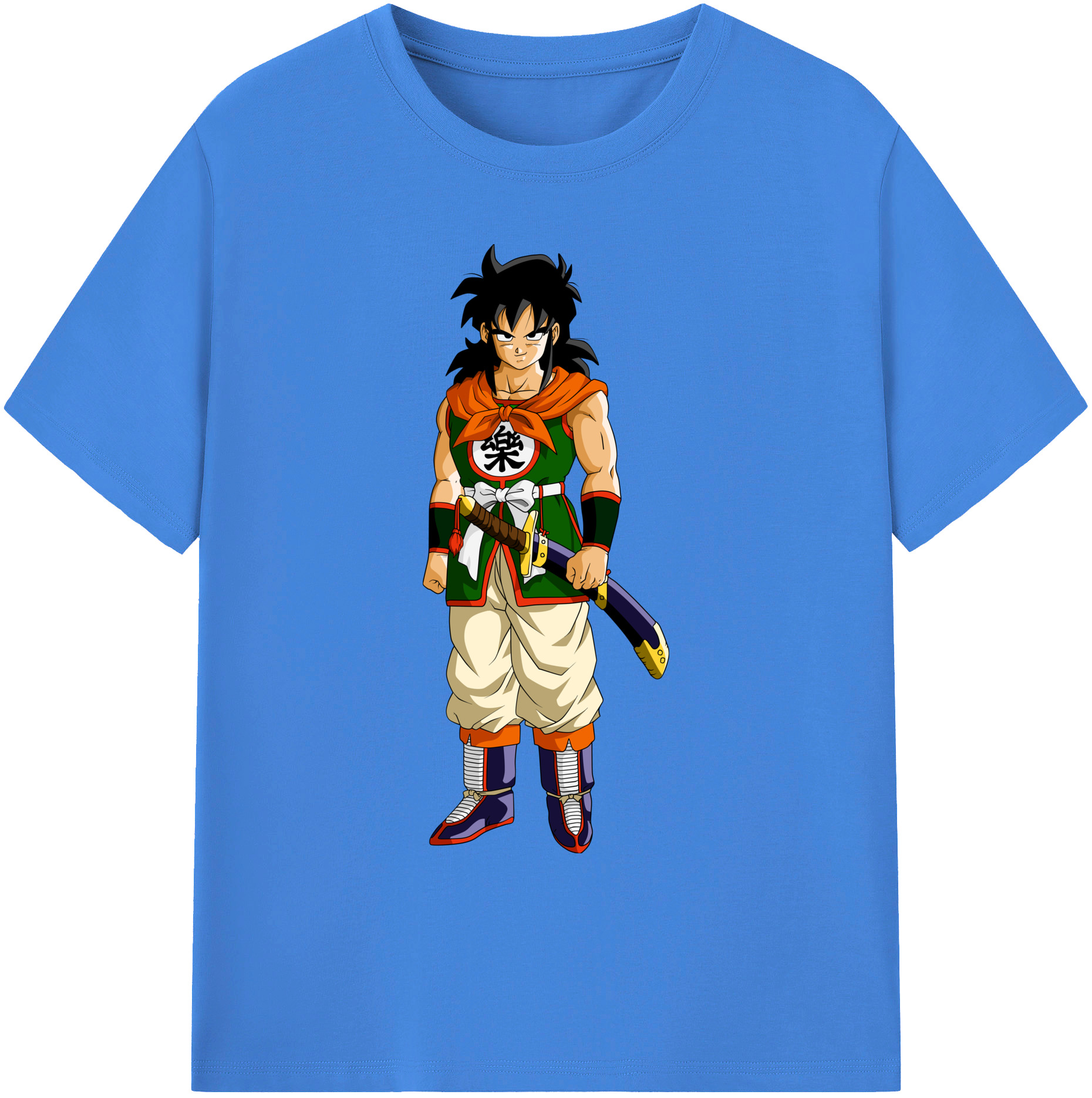 （画像用） ドラゴンボール ヤムチャ DRAGON BALL Yamcha 綿100％ メンズ半袖Tシャツ｜肌触りやわらか＆通気性