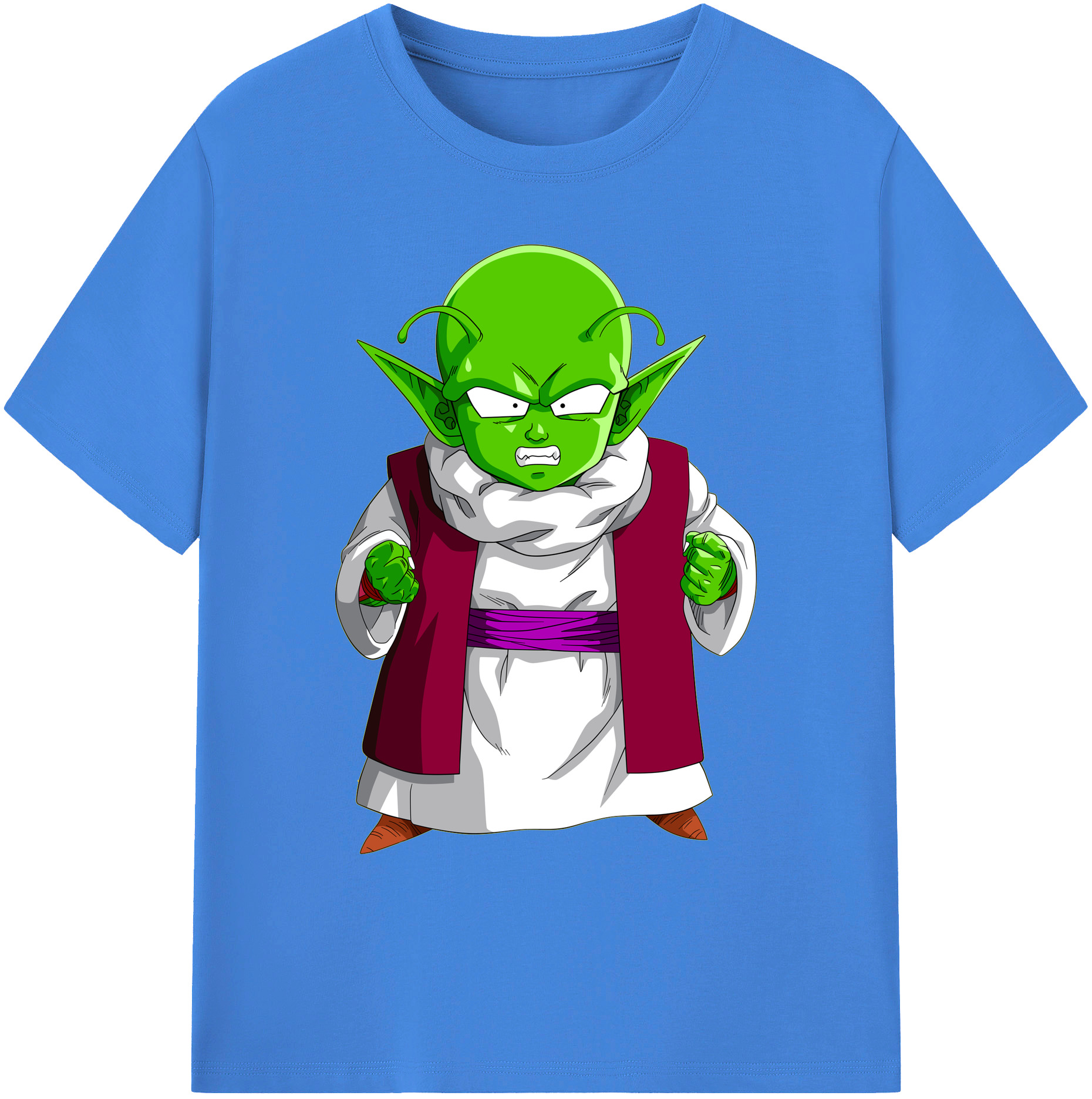 （画像用） ドラゴンボール ピッコロ DRAGON BALL Piccolo 綿100％ メンズ半袖Tシャツ｜肌触りやわらか＆通気性
