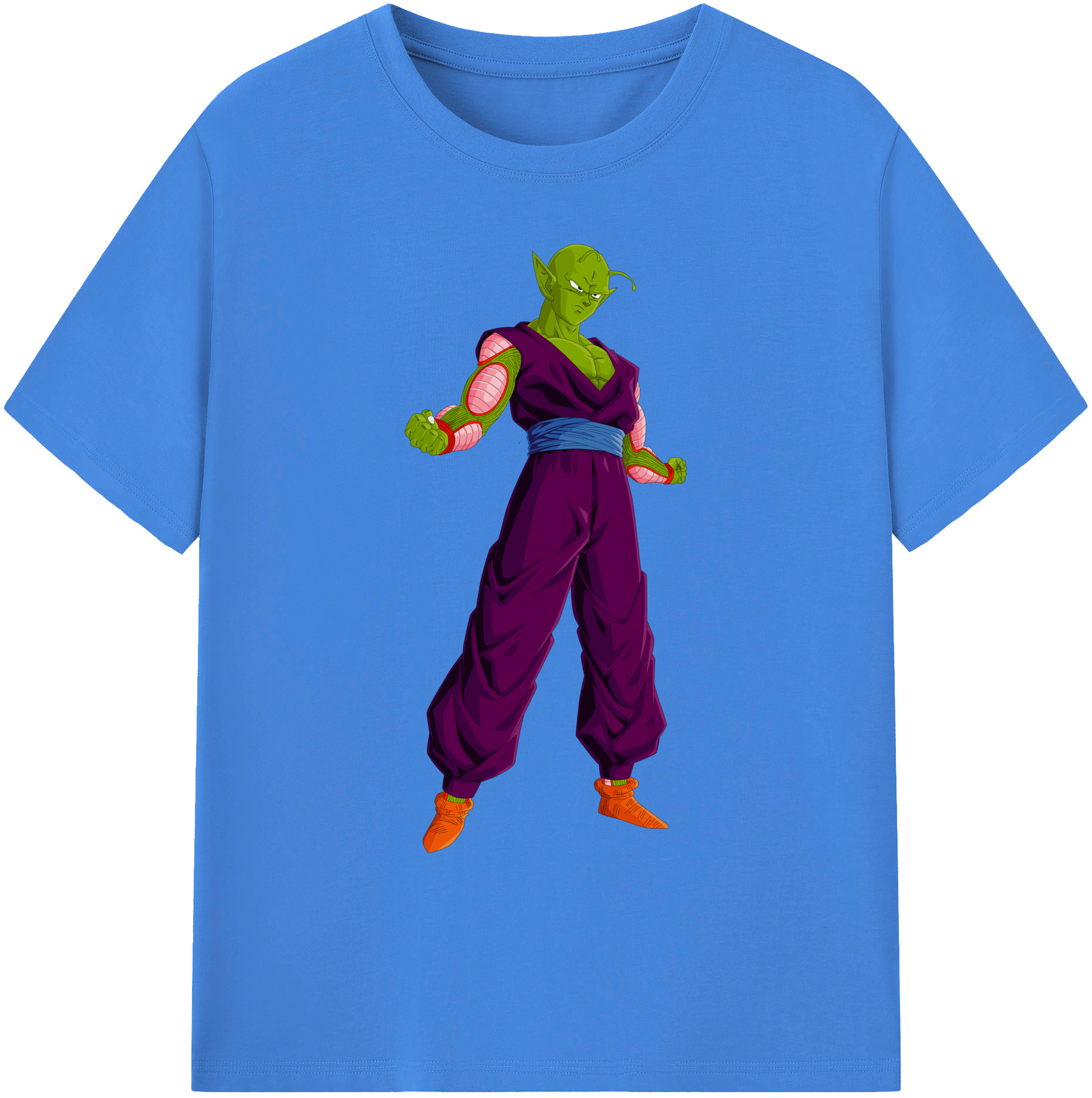 （画像用） ドラゴンボール ピッコロ DRAGON BALL Piccolo 綿100％ メンズ半袖Tシャツ｜肌触りやわらか＆通気性