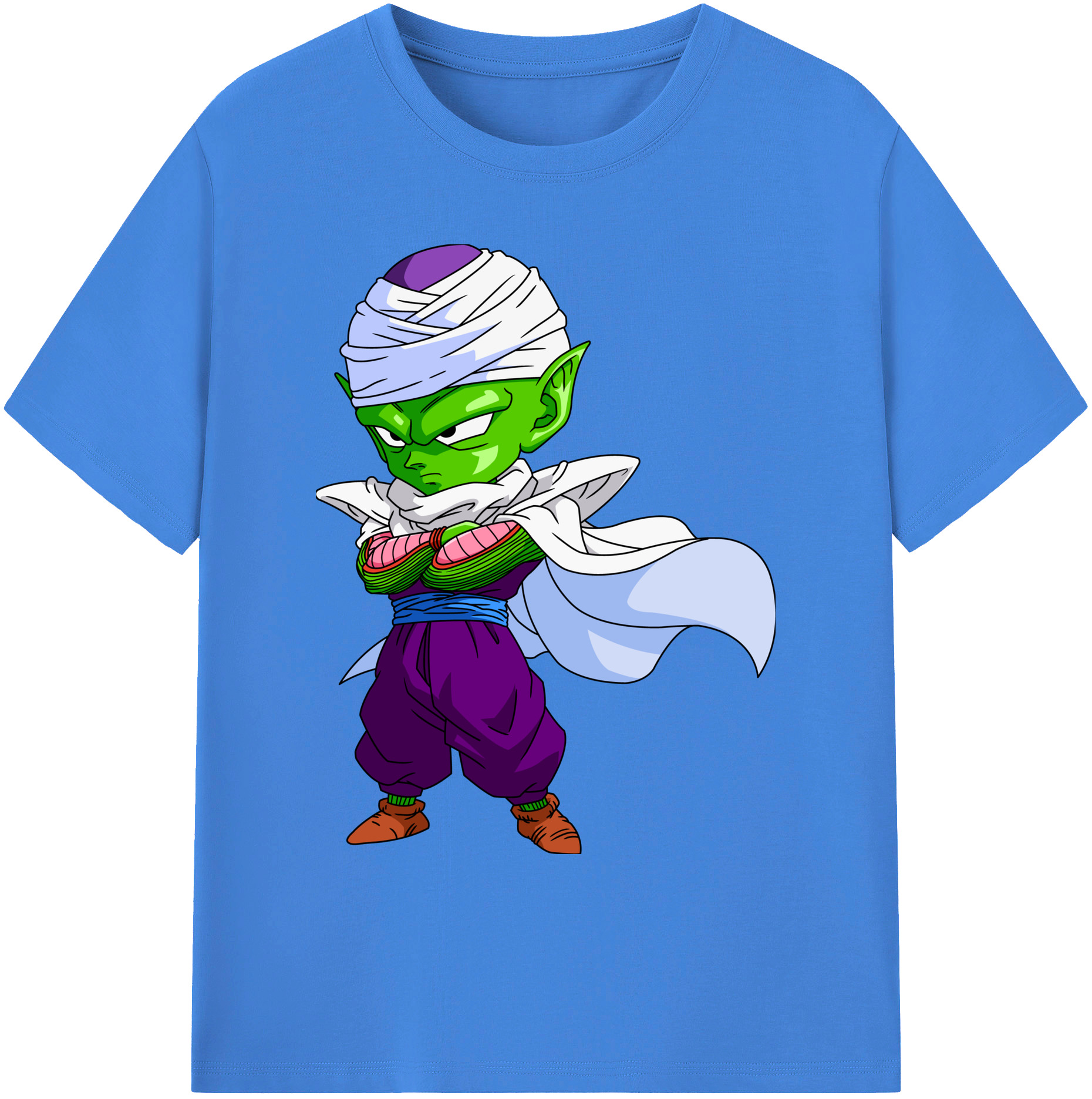 （画像用） ドラゴンボール ピッコロ DRAGON BALL Piccolo 綿100％ メンズ半袖Tシャツ｜肌触りやわらか＆通気性