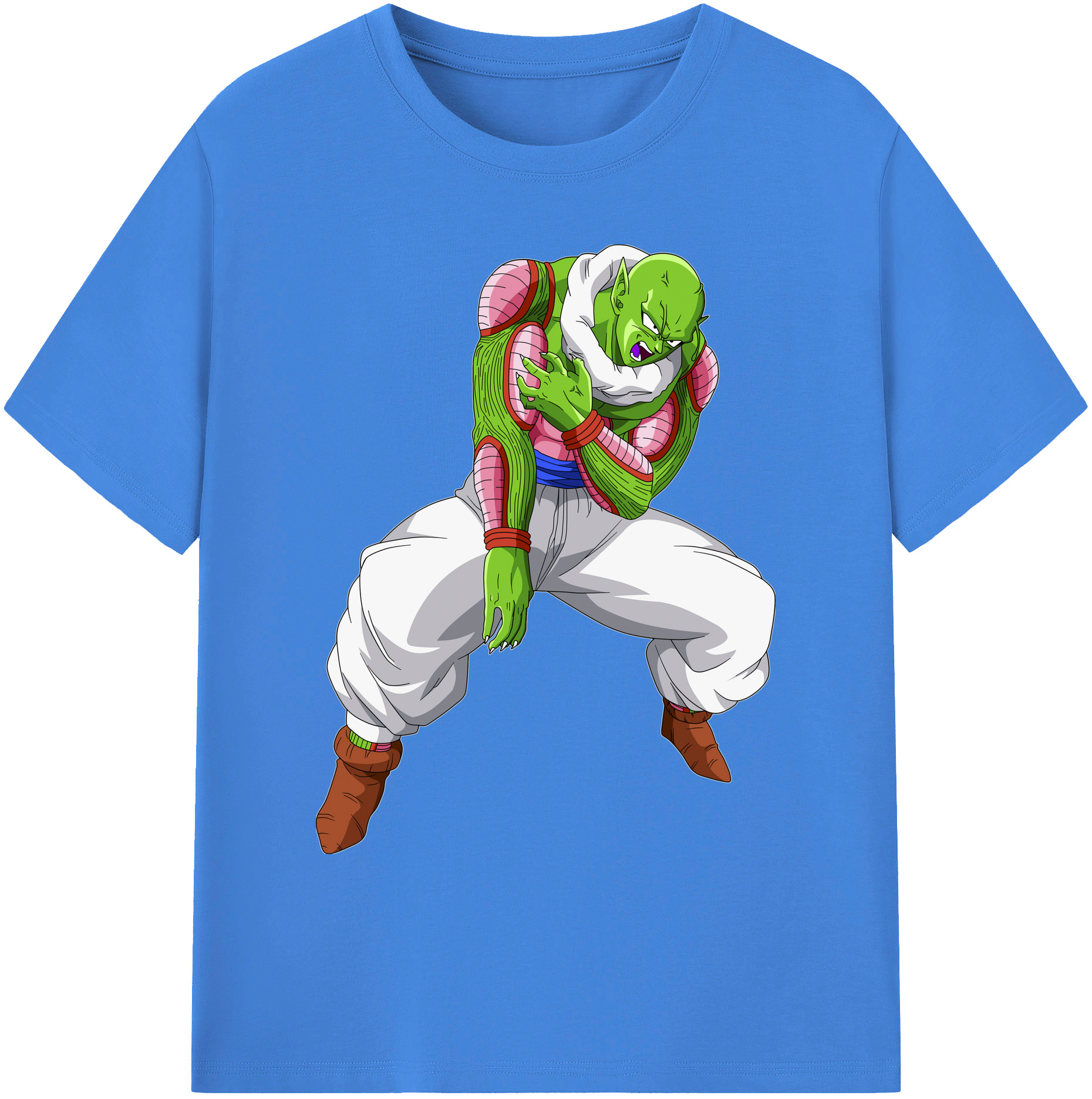 （画像用） ドラゴンボール ピッコロ DRAGON BALL Piccolo 綿100％ メンズ半袖Tシャツ｜肌触りやわらか＆通気性