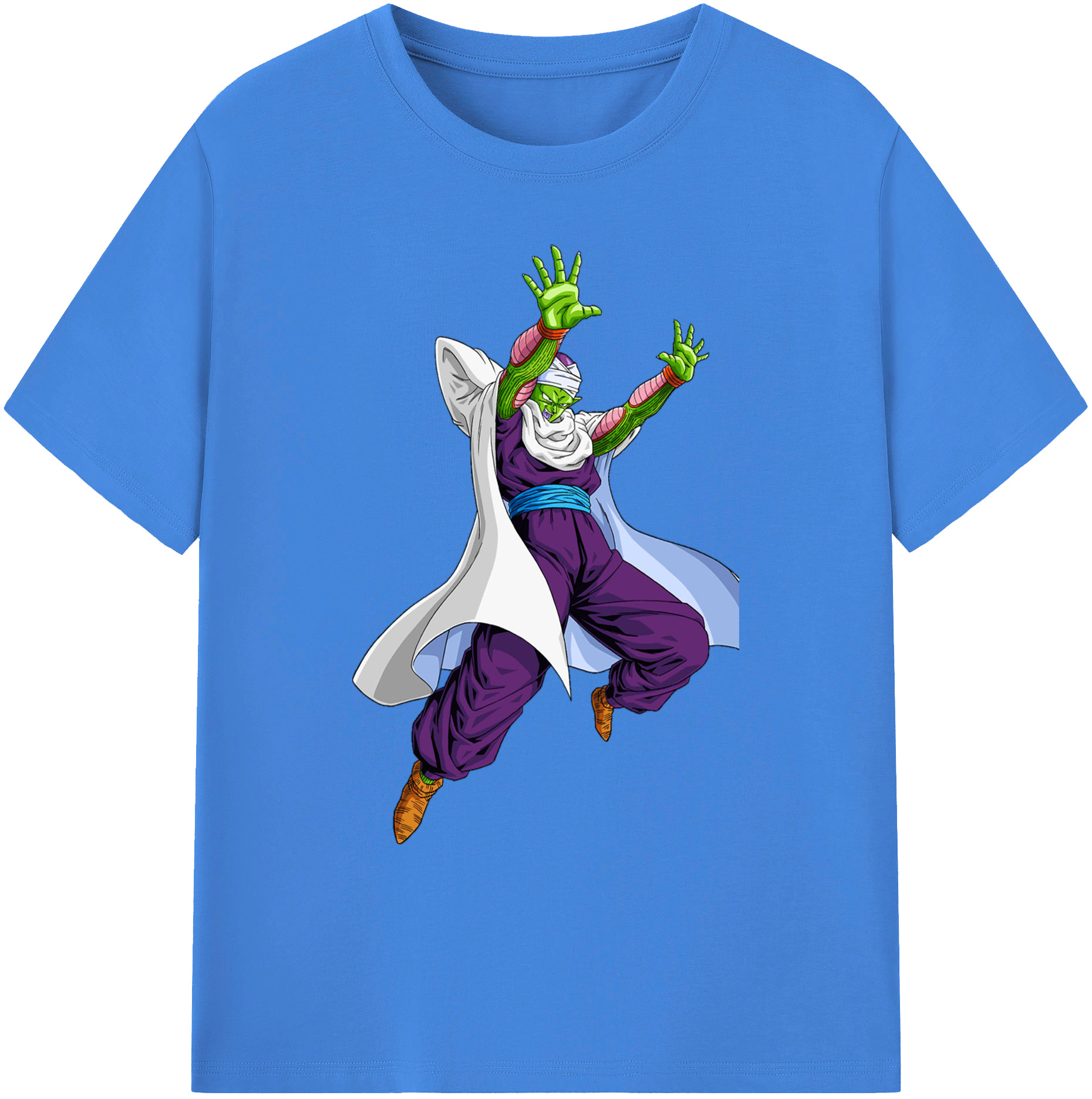 （画像用） ドラゴンボール ピッコロ DRAGON BALL Piccolo 綿100％ メンズ半袖Tシャツ｜肌触りやわらか＆通気性