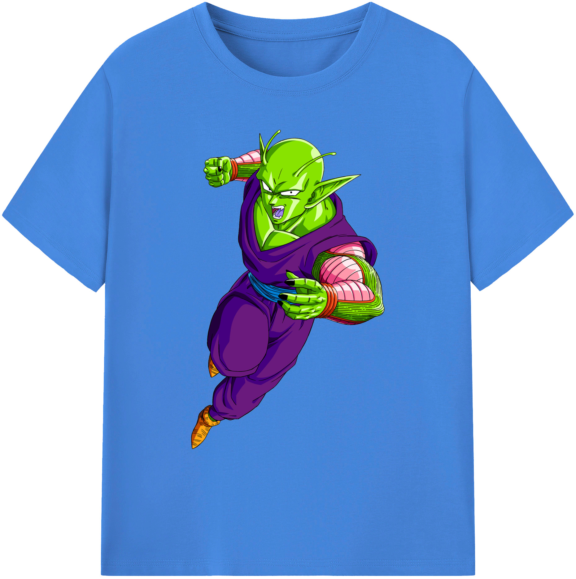 （画像用） ドラゴンボール ピッコロ DRAGON BALL Piccolo 綿100％ メンズ半袖Tシャツ｜肌触りやわらか＆通気性