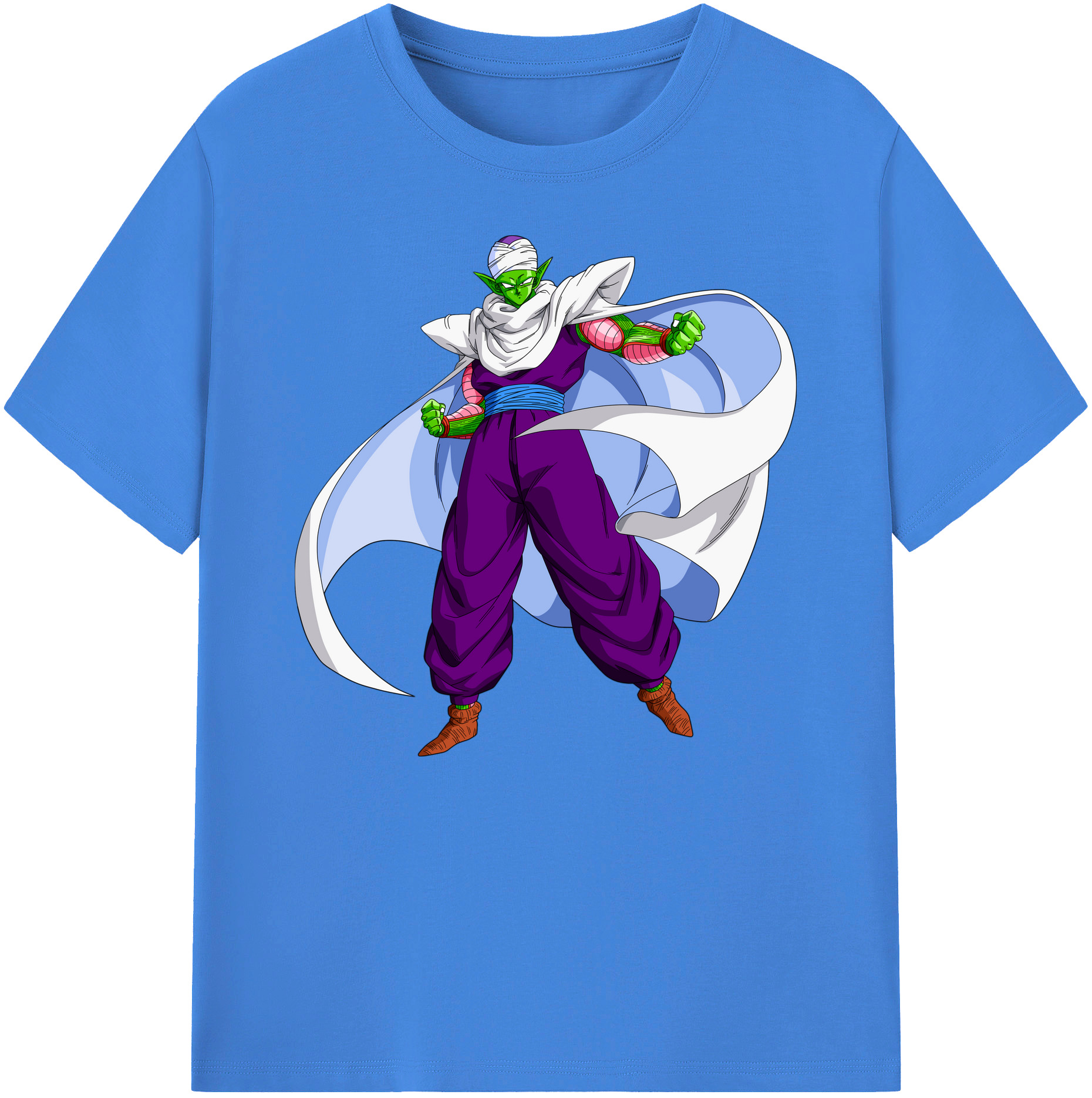 （画像用） ドラゴンボール ピッコロ DRAGON BALL Piccolo 綿100％ メンズ半袖Tシャツ｜肌触りやわらか＆通気性