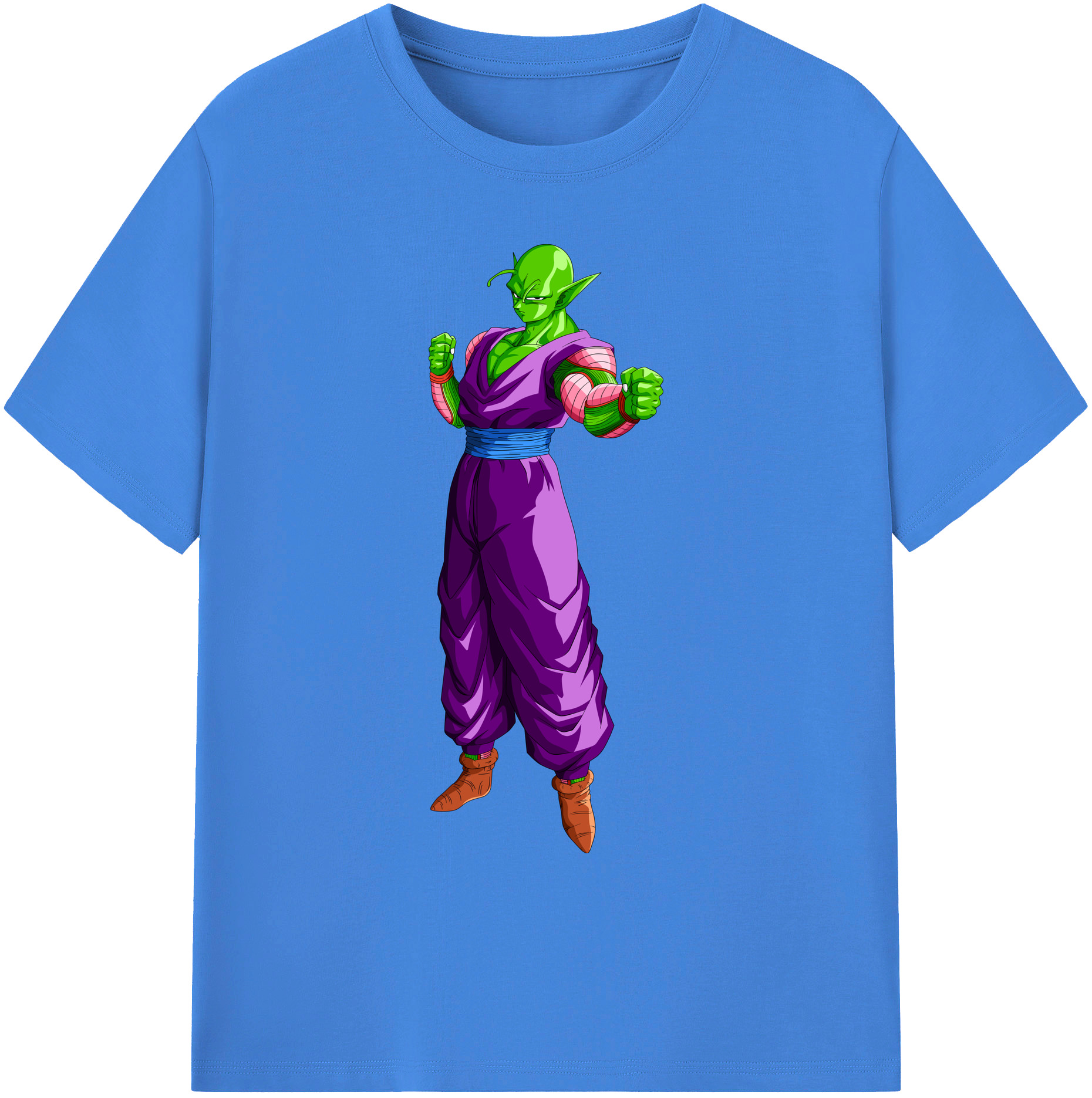 （画像用） ドラゴンボール ピッコロ DRAGON BALL Piccolo 綿100％ メンズ半袖Tシャツ｜肌触りやわらか＆通気性