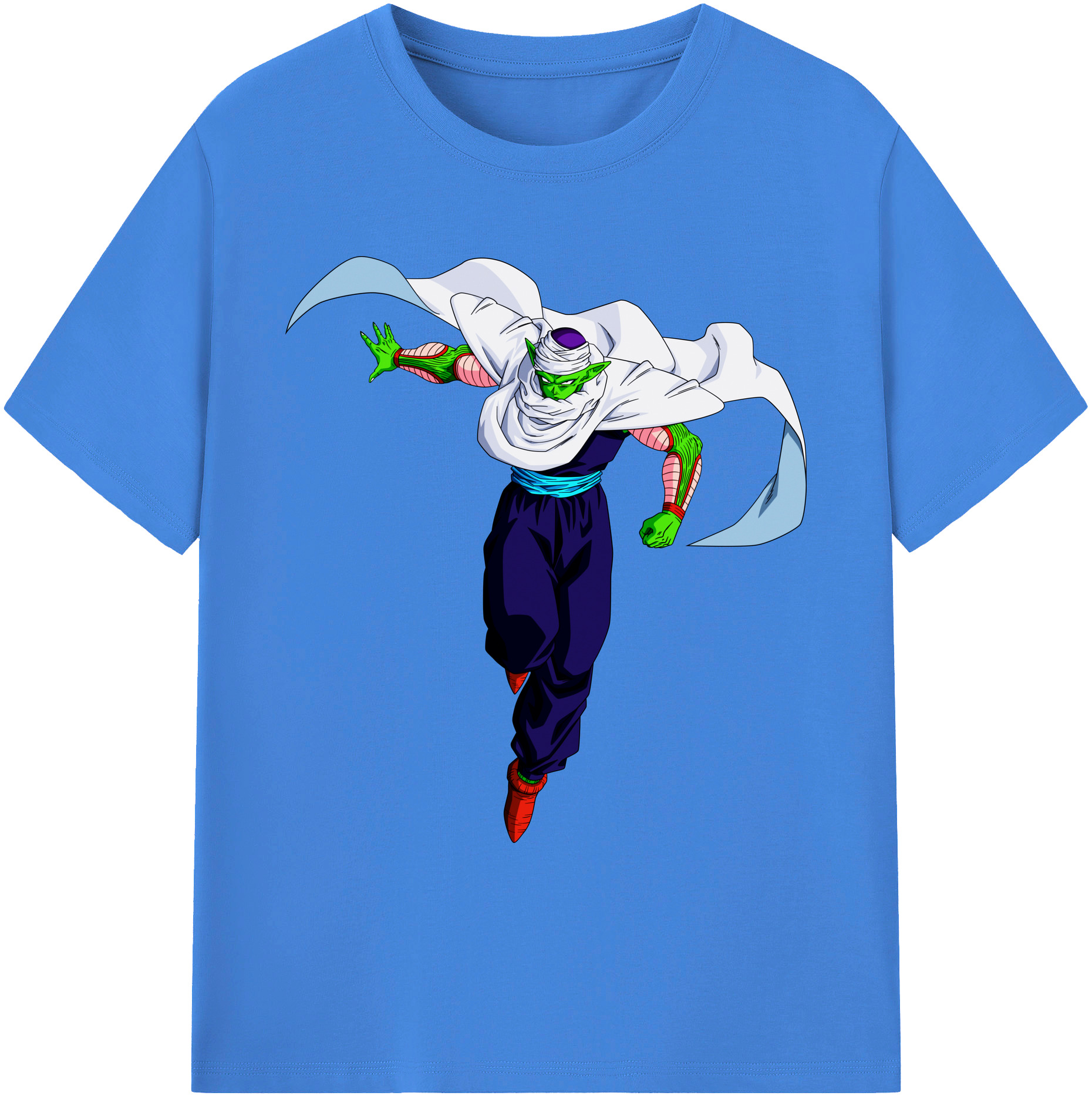 （画像用） ドラゴンボール ピッコロ DRAGON BALL Piccolo 綿100％ メンズ半袖Tシャツ｜肌触りやわらか＆通気性
