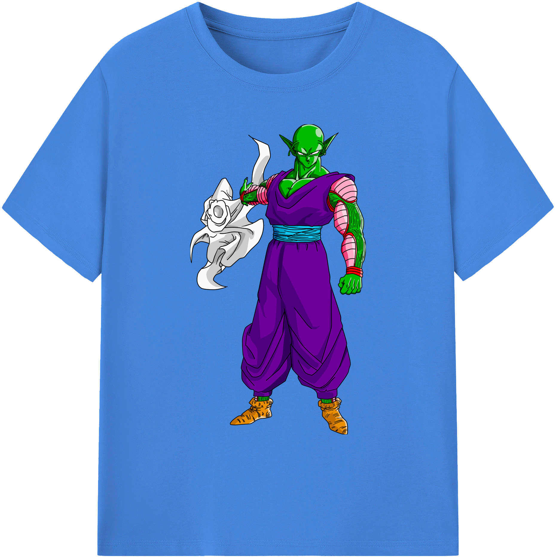 （画像用） ドラゴンボール ピッコロ DRAGON BALL Piccolo 綿100％ メンズ半袖Tシャツ｜肌触りやわらか＆通気性
