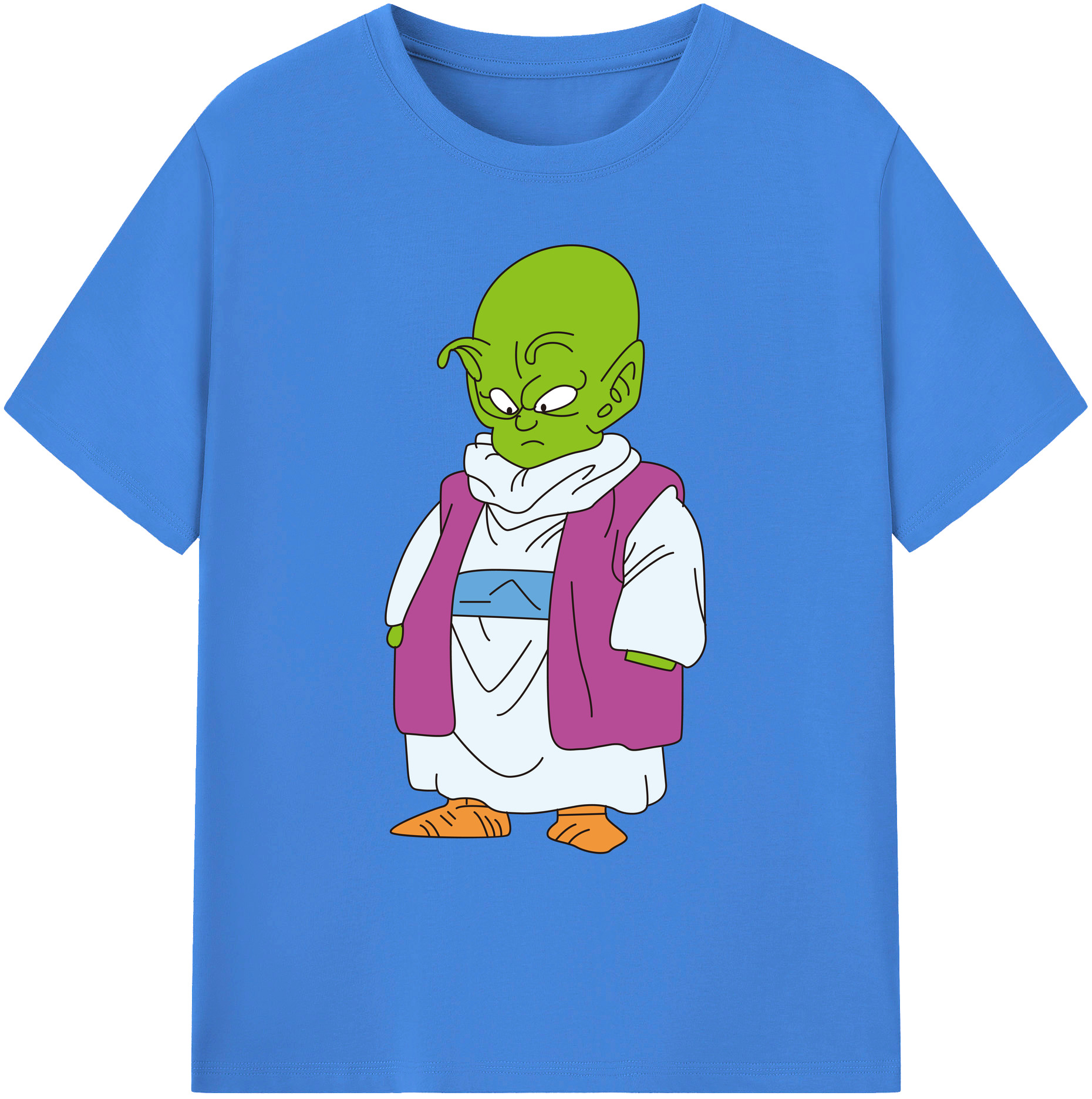 （画像用） ドラゴンボール ピッコロ DRAGON BALL Piccolo 綿100％ メンズ半袖Tシャツ｜肌触りやわらか＆通気性