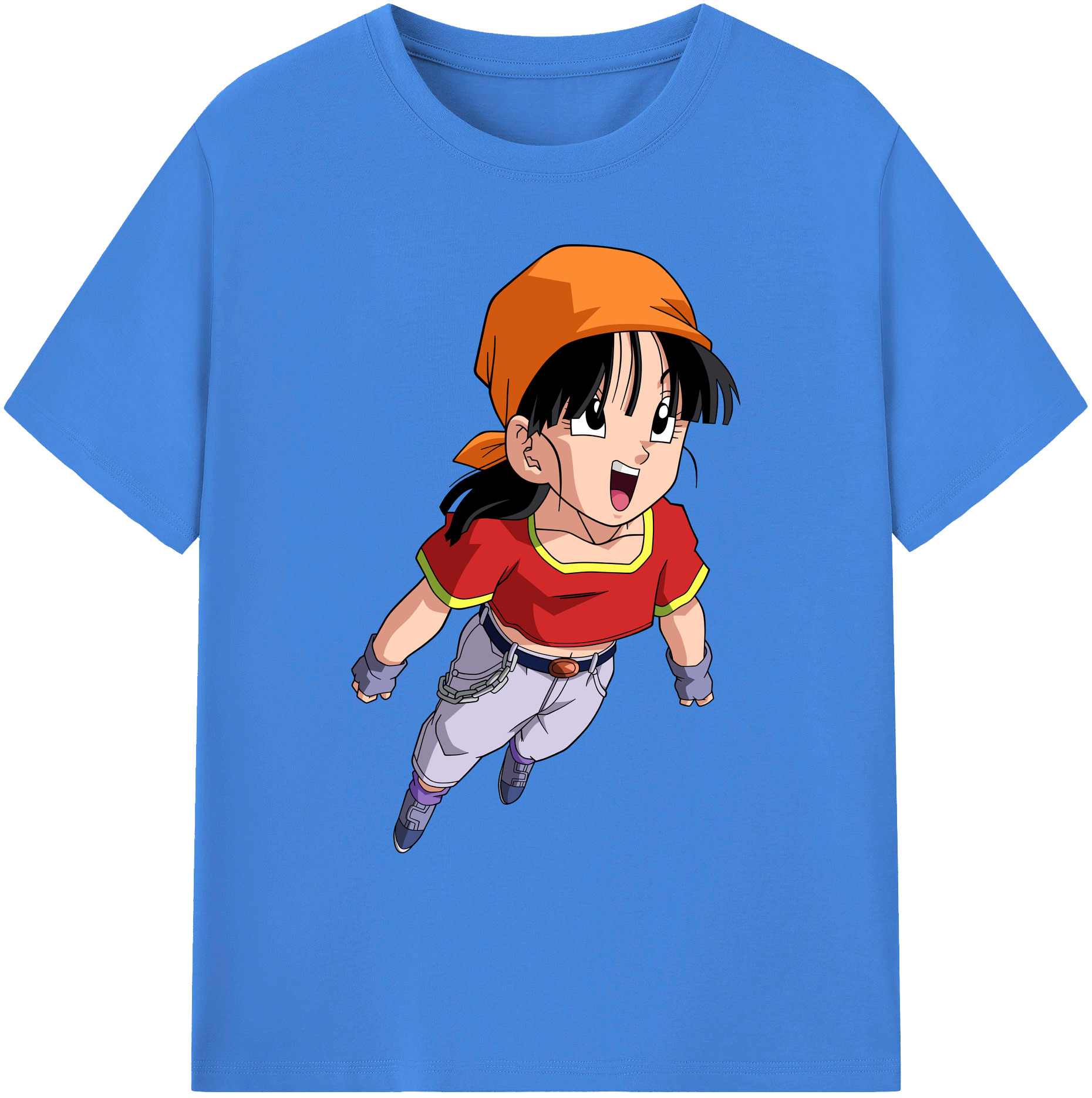 （画像用） ドラゴンボール パン DRAGON BALL Pan 綿100％ メンズ半袖Tシャツ｜肌触りやわらか＆通気性